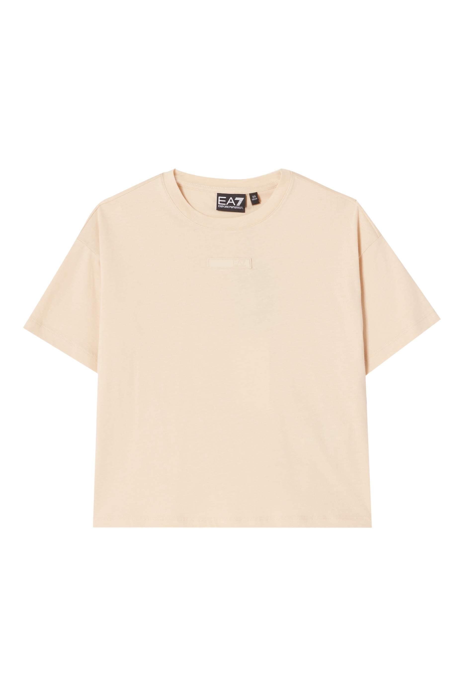 Kids Flower Logo-Print Cotton T-Shirt