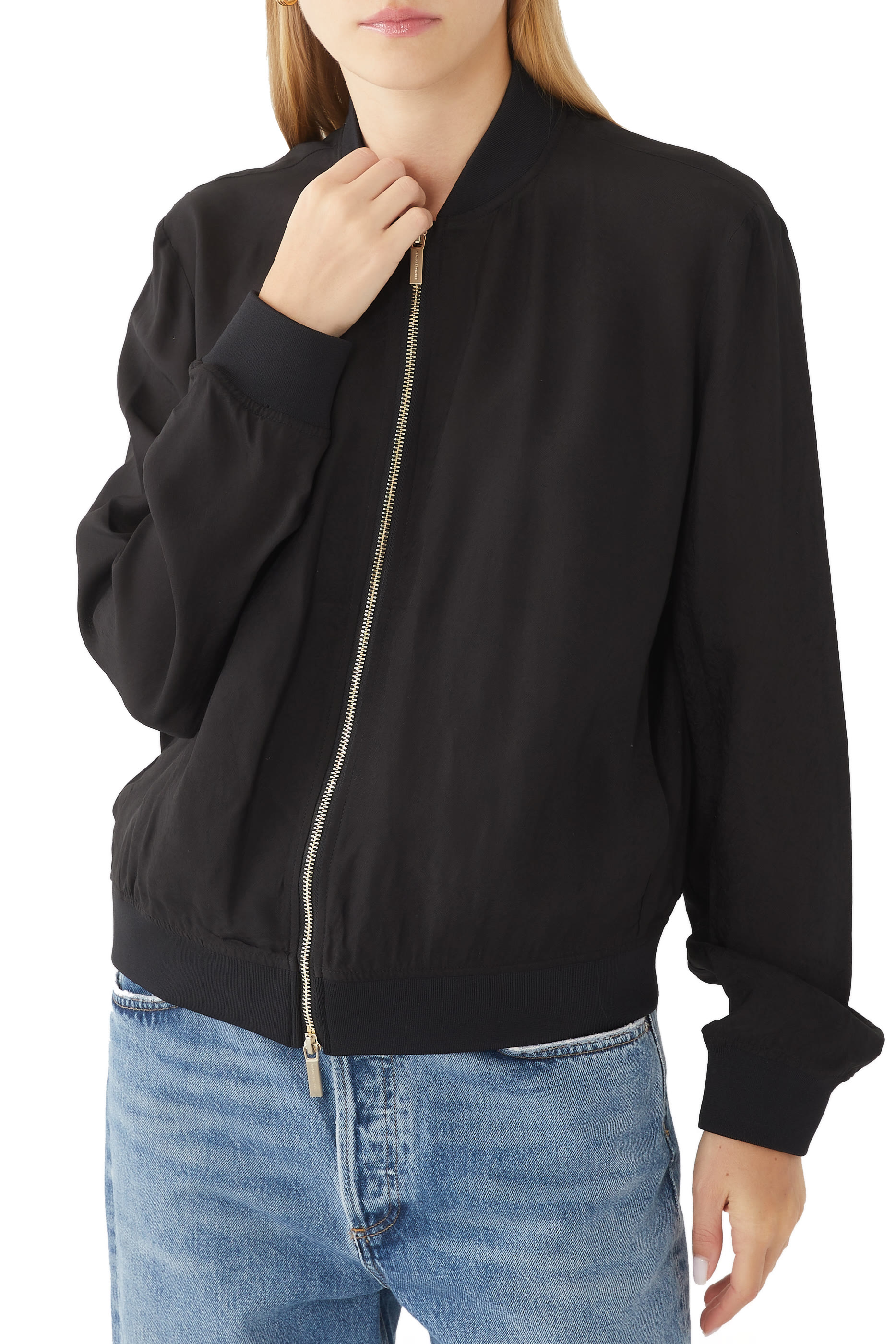 Zip-through Blouson Jacket