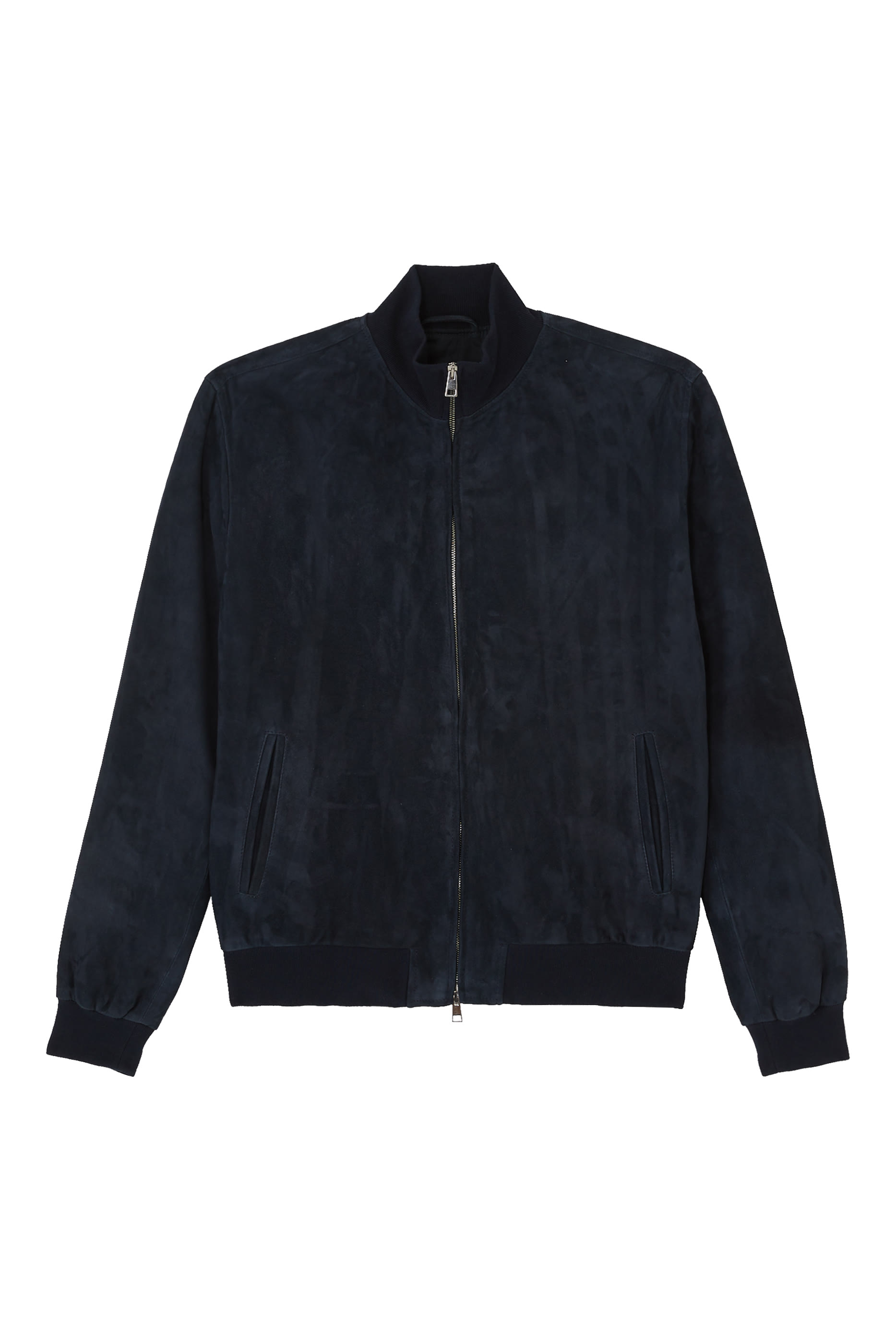 Suede Bomber Jacket