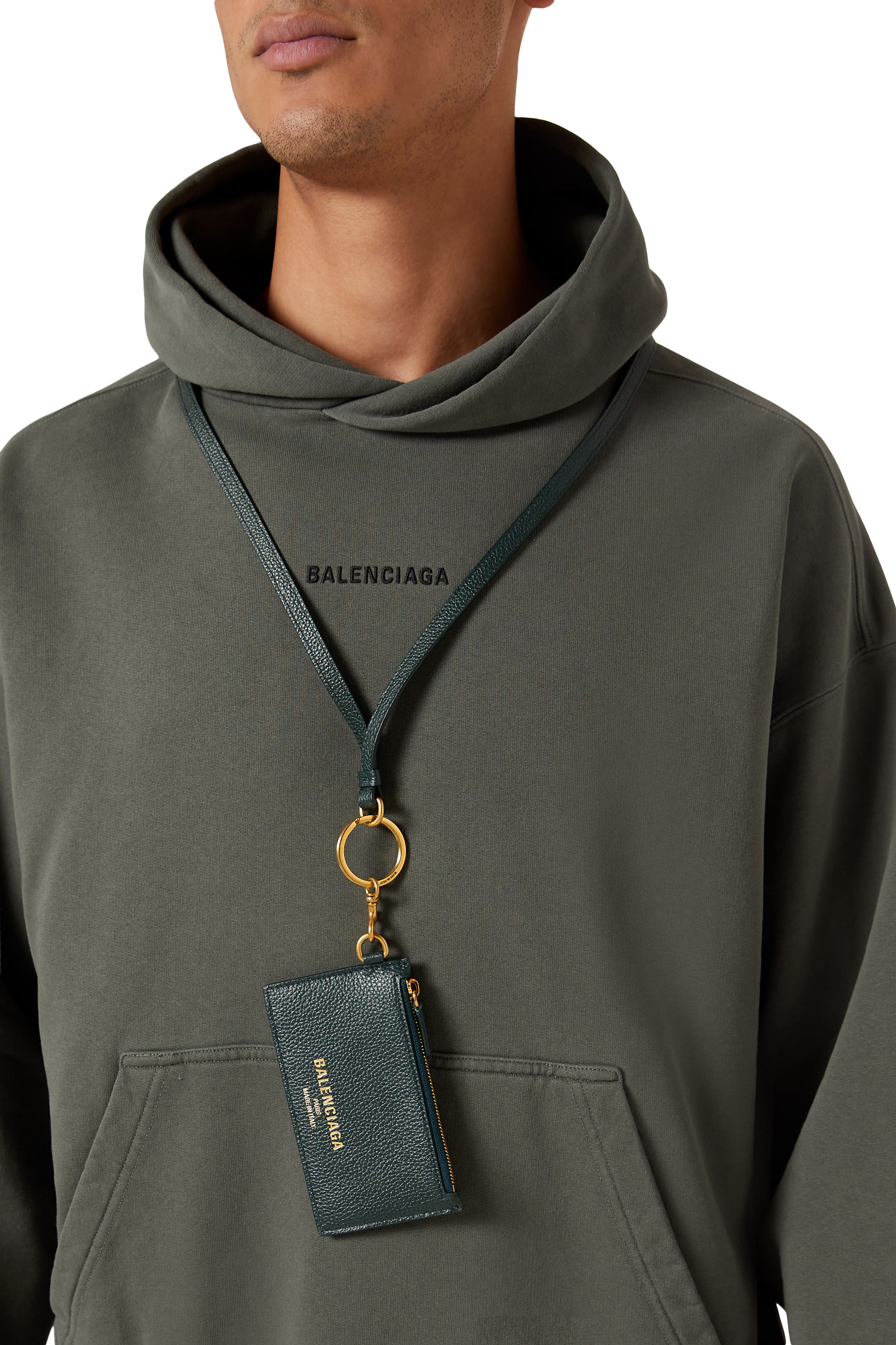 Logo Keychain Credit Card Case