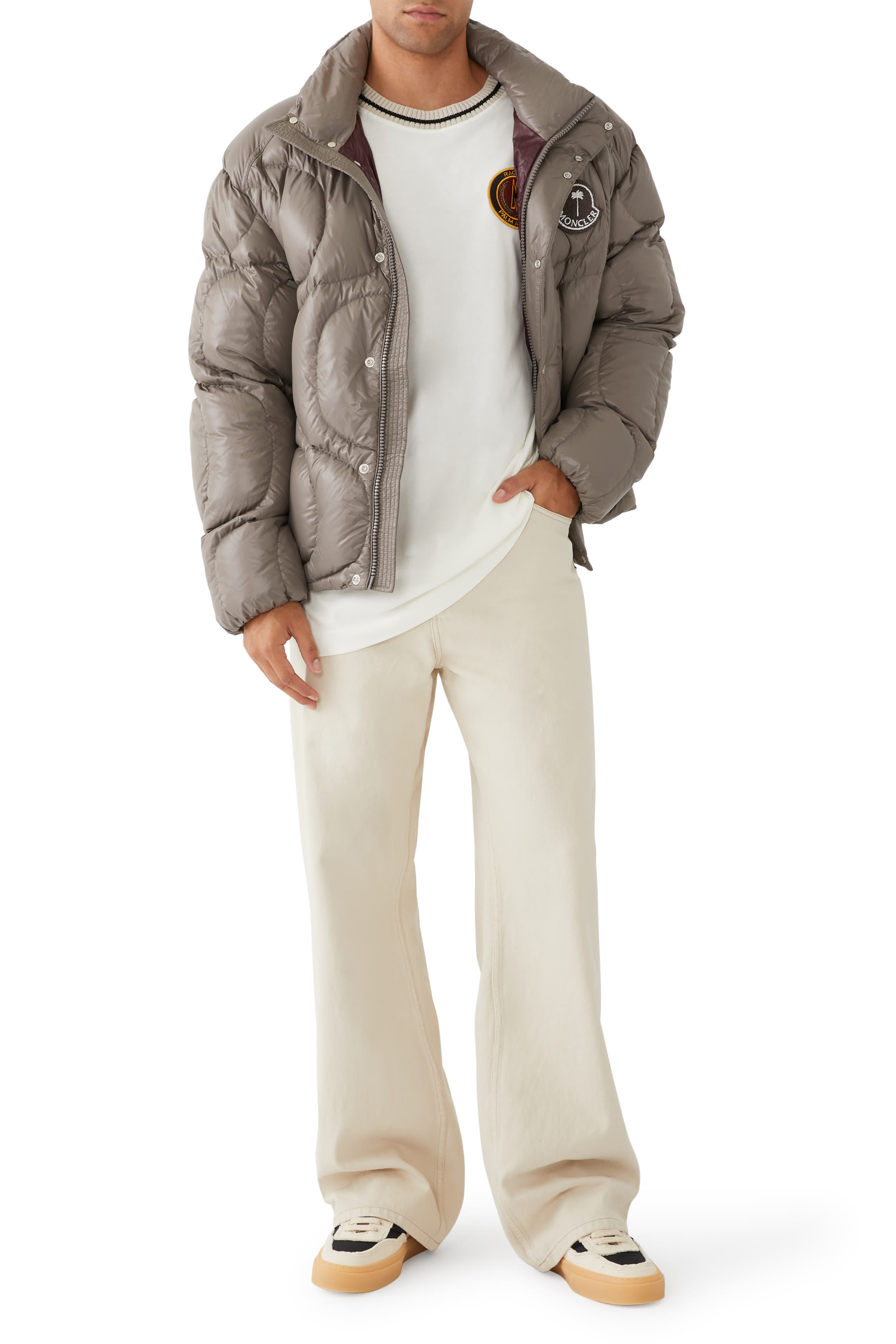 x Palm Angels Haunani Short Down Jacket