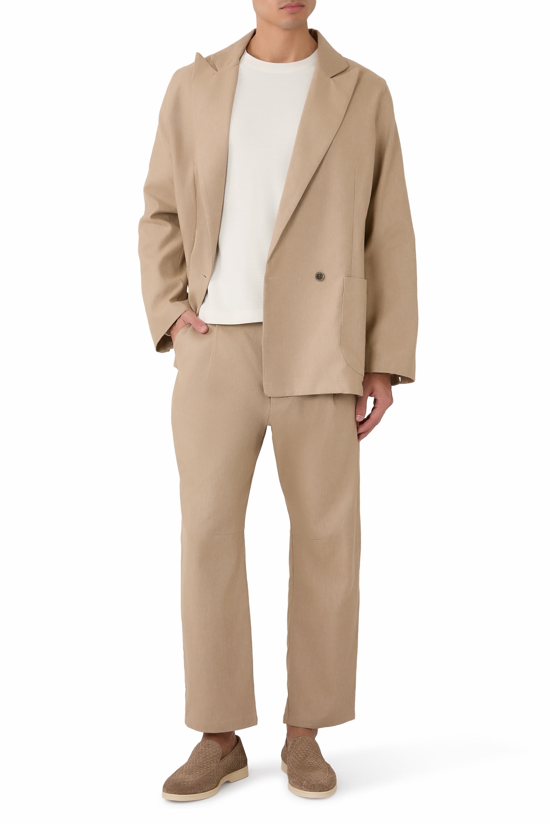 Delroy Long-Sleeve T-Shirt in Studio Knit Jacquard