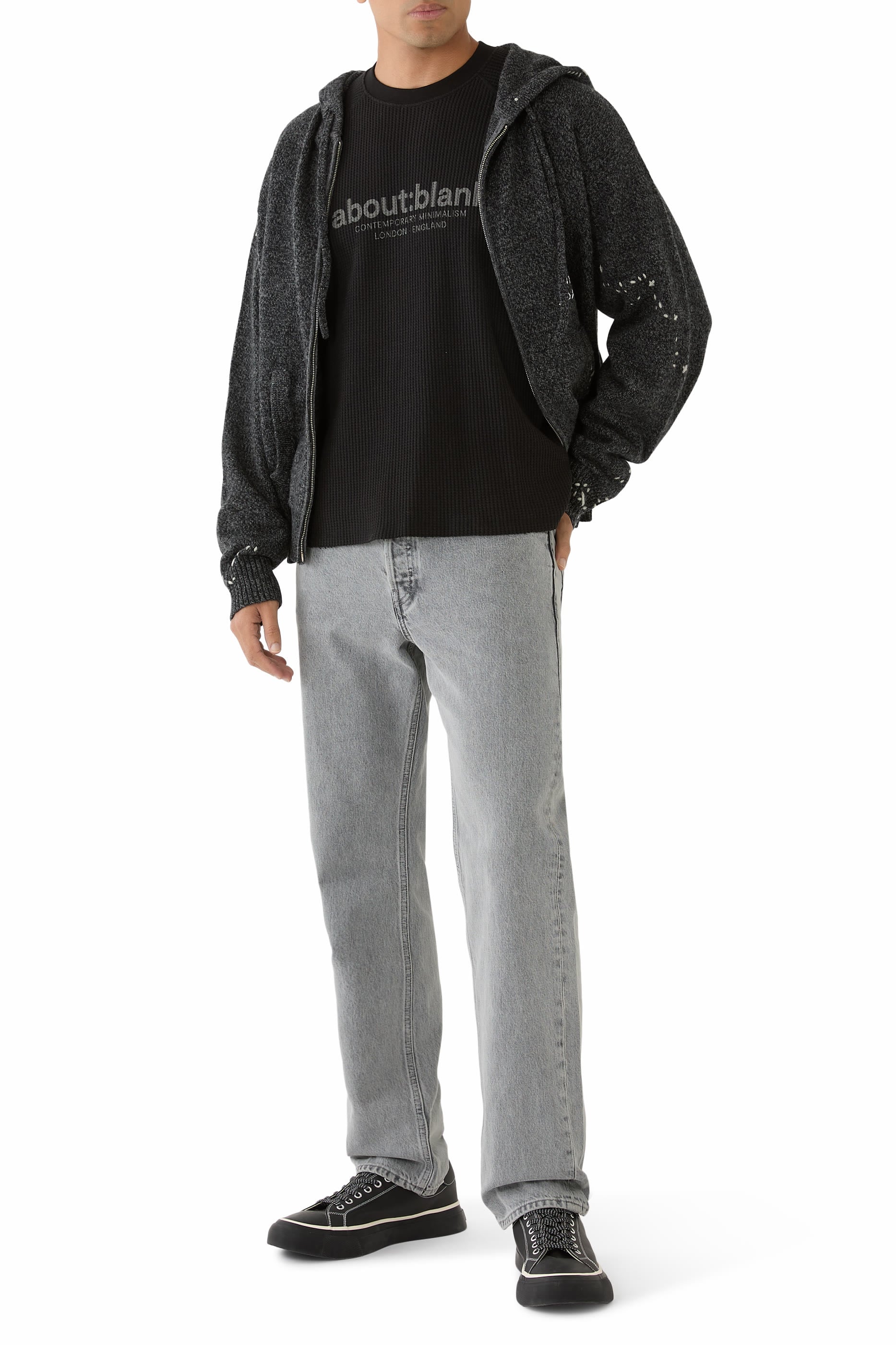 Garcon Long Sleeves Waffle Shirt