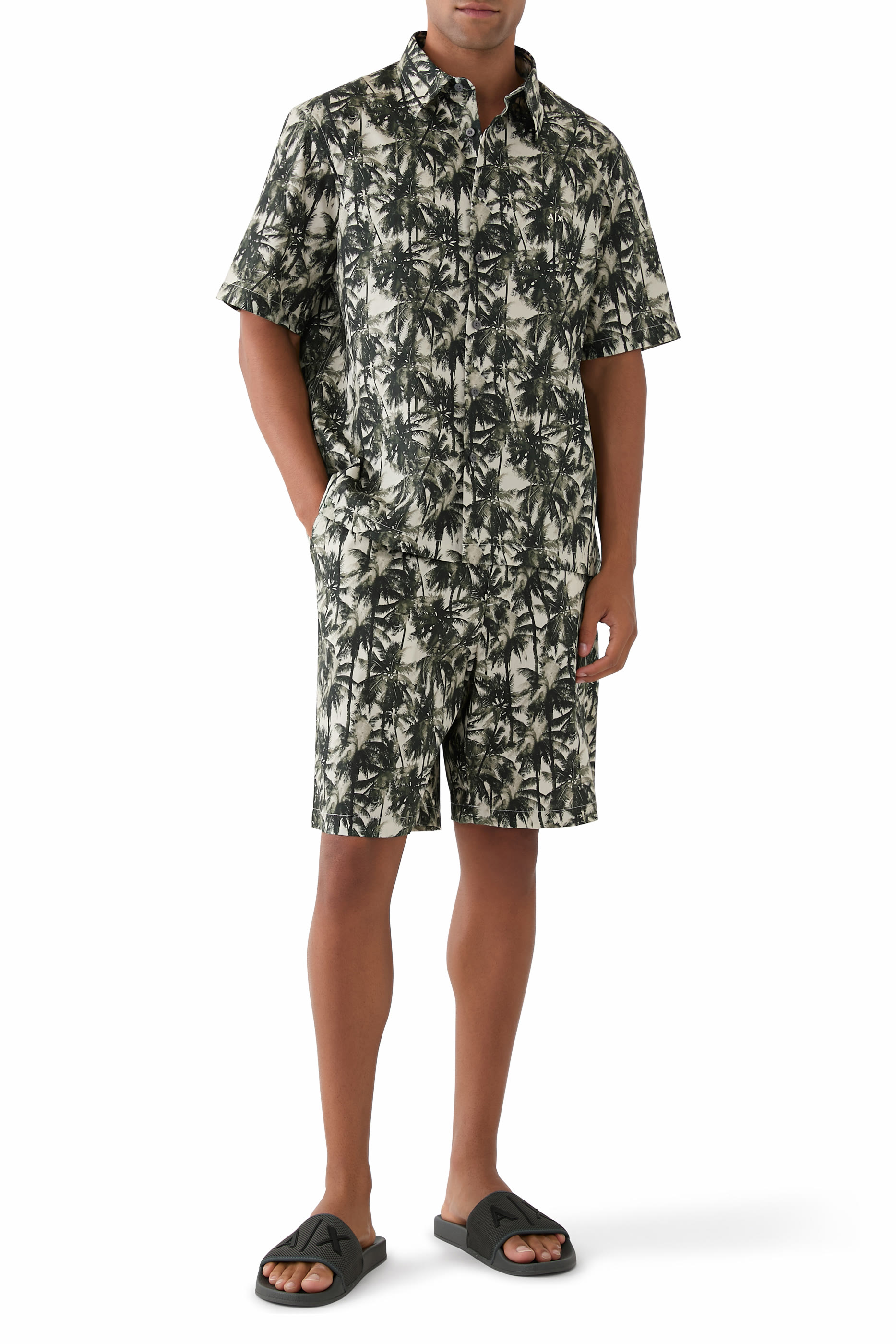 Palm Tree Patterned Shirt