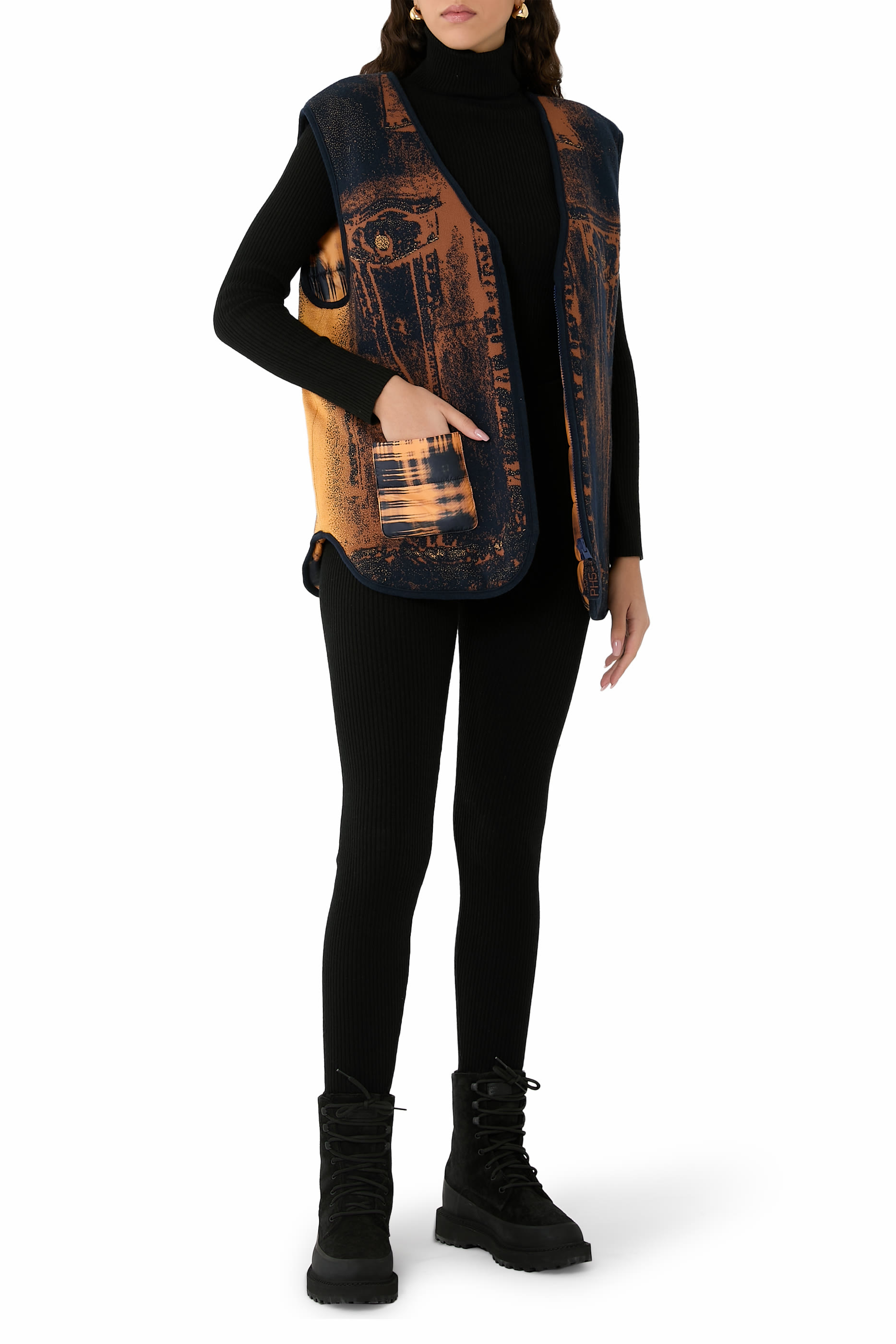 Avril Reversible Quilted Vest