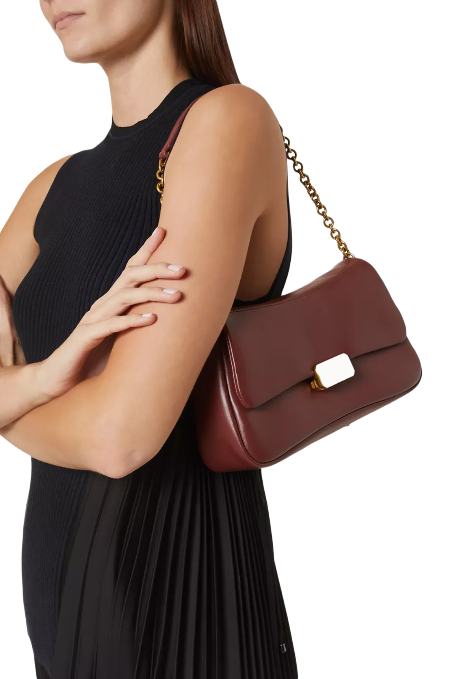 Soft Leather Shoulder Bag 