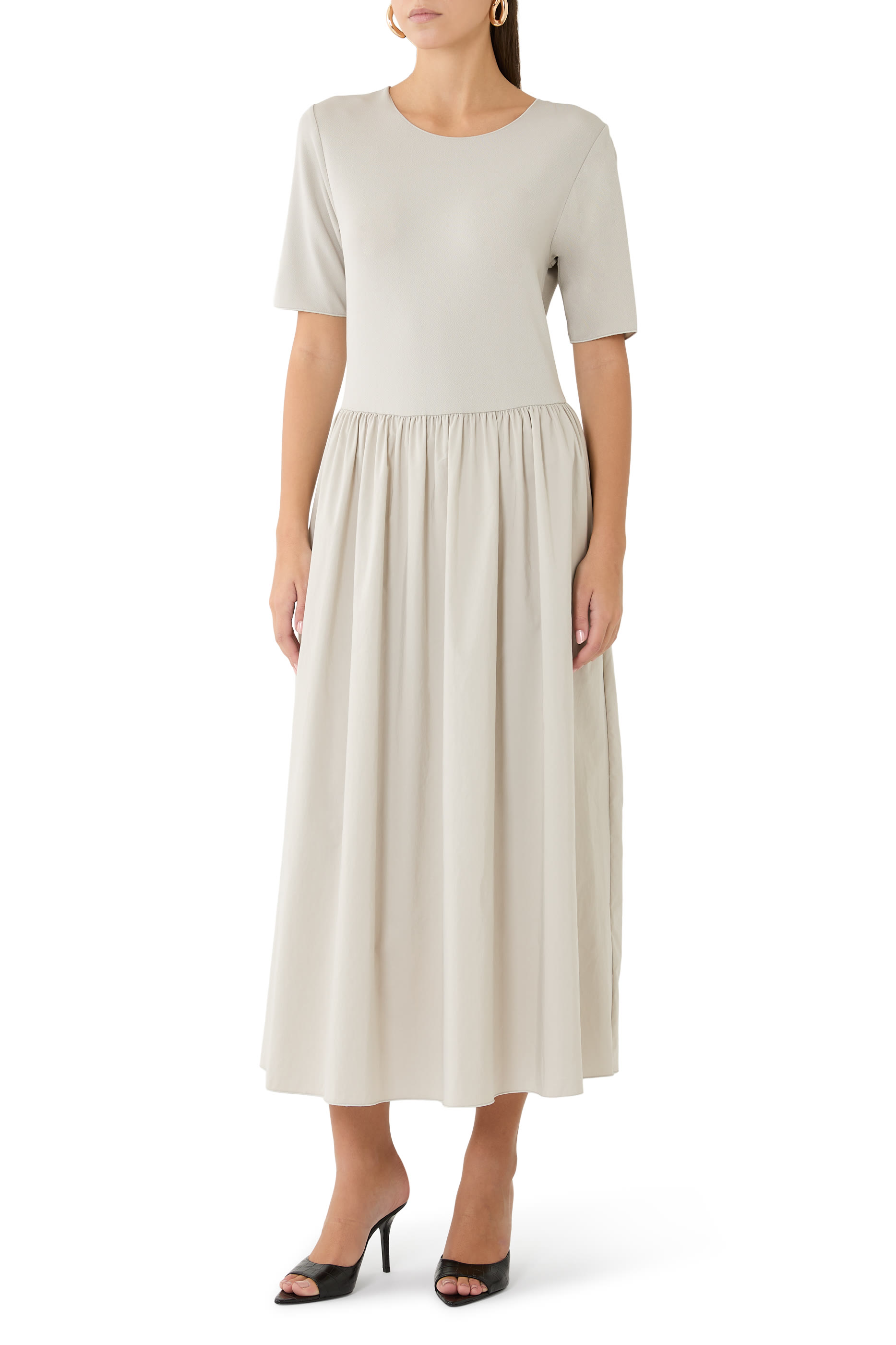  Short-Sleeved Interlock Dress