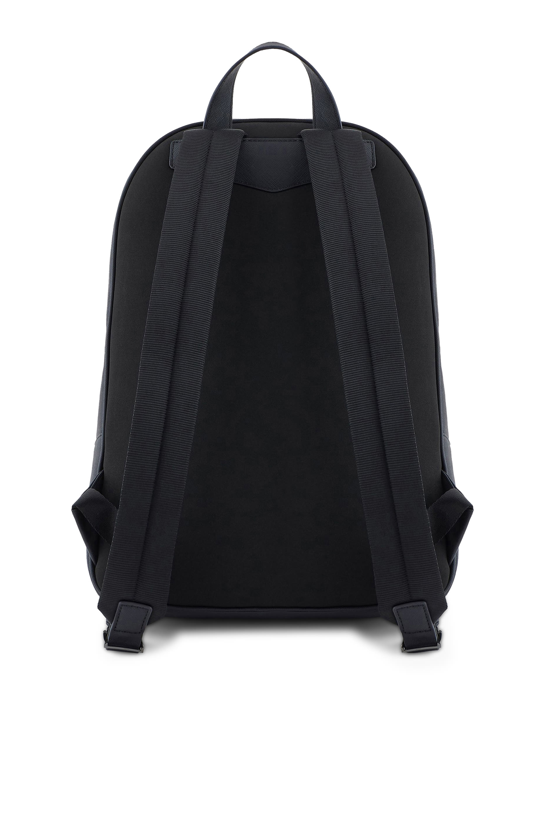 ASV Regenerated Saffiano Leather Backpack with Logo