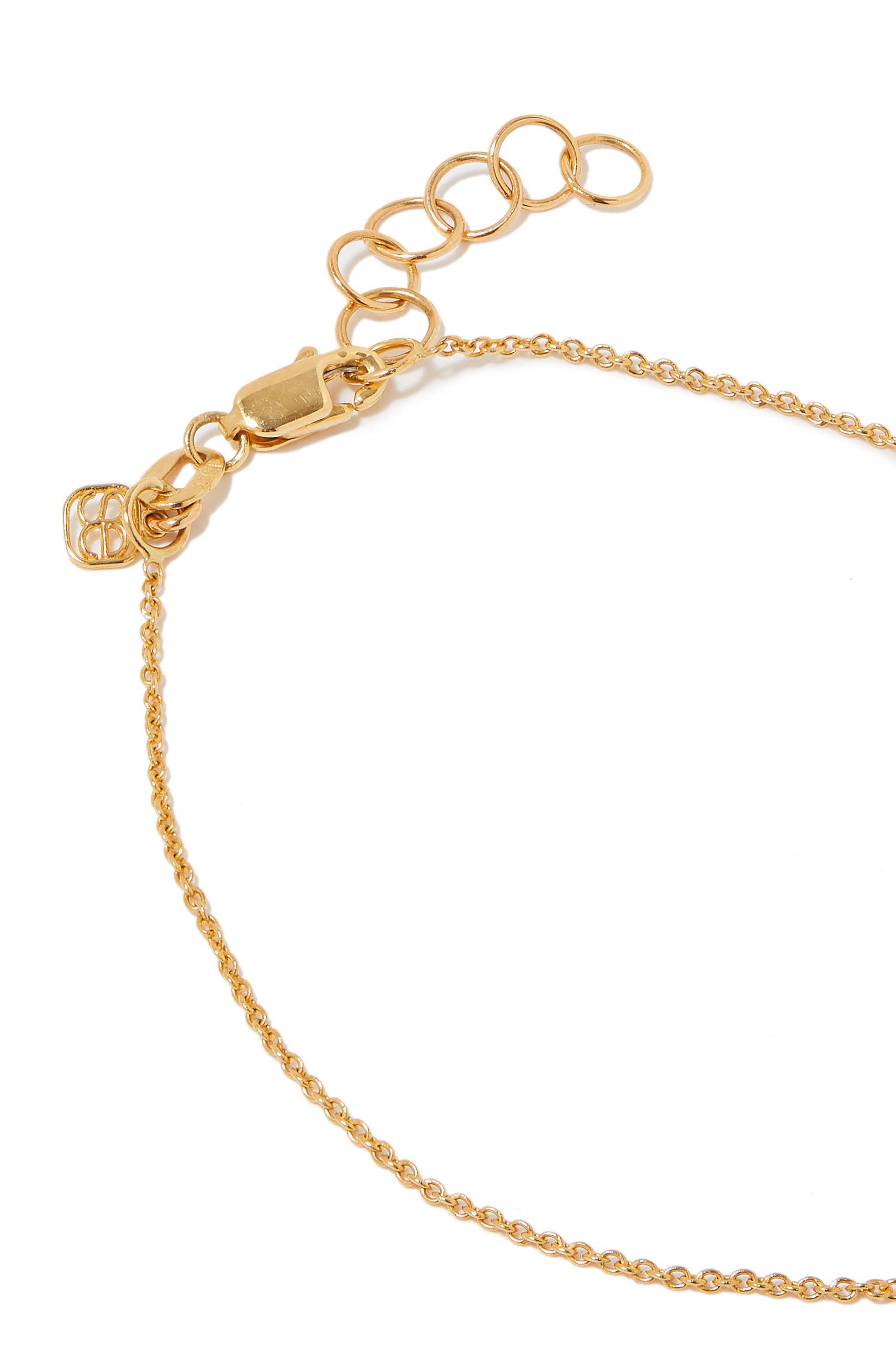 Evil Eye Princess Handchain, 14K Yellow Gold & Diamonds