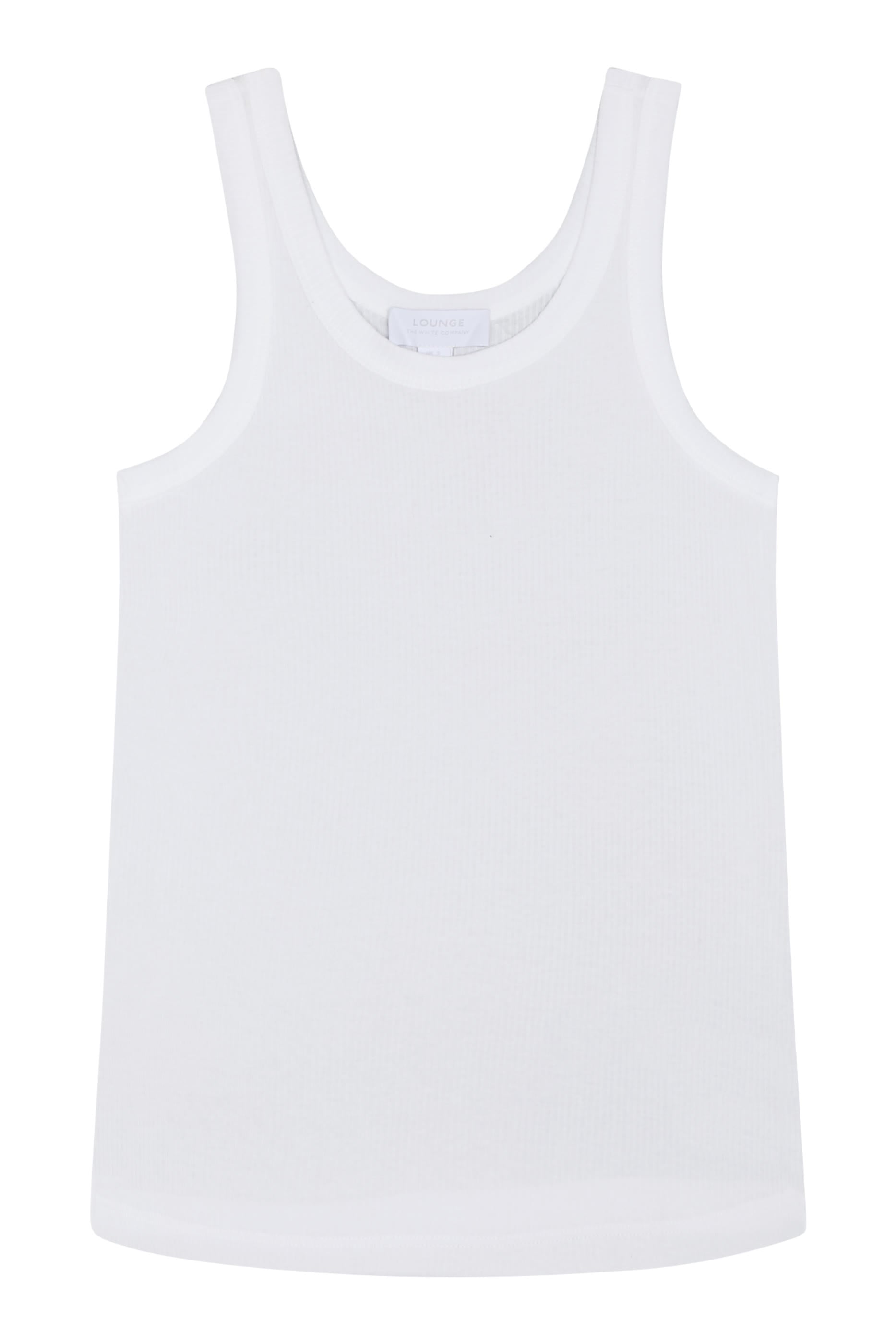 Ribbed Organic Cotton Lounge Vest