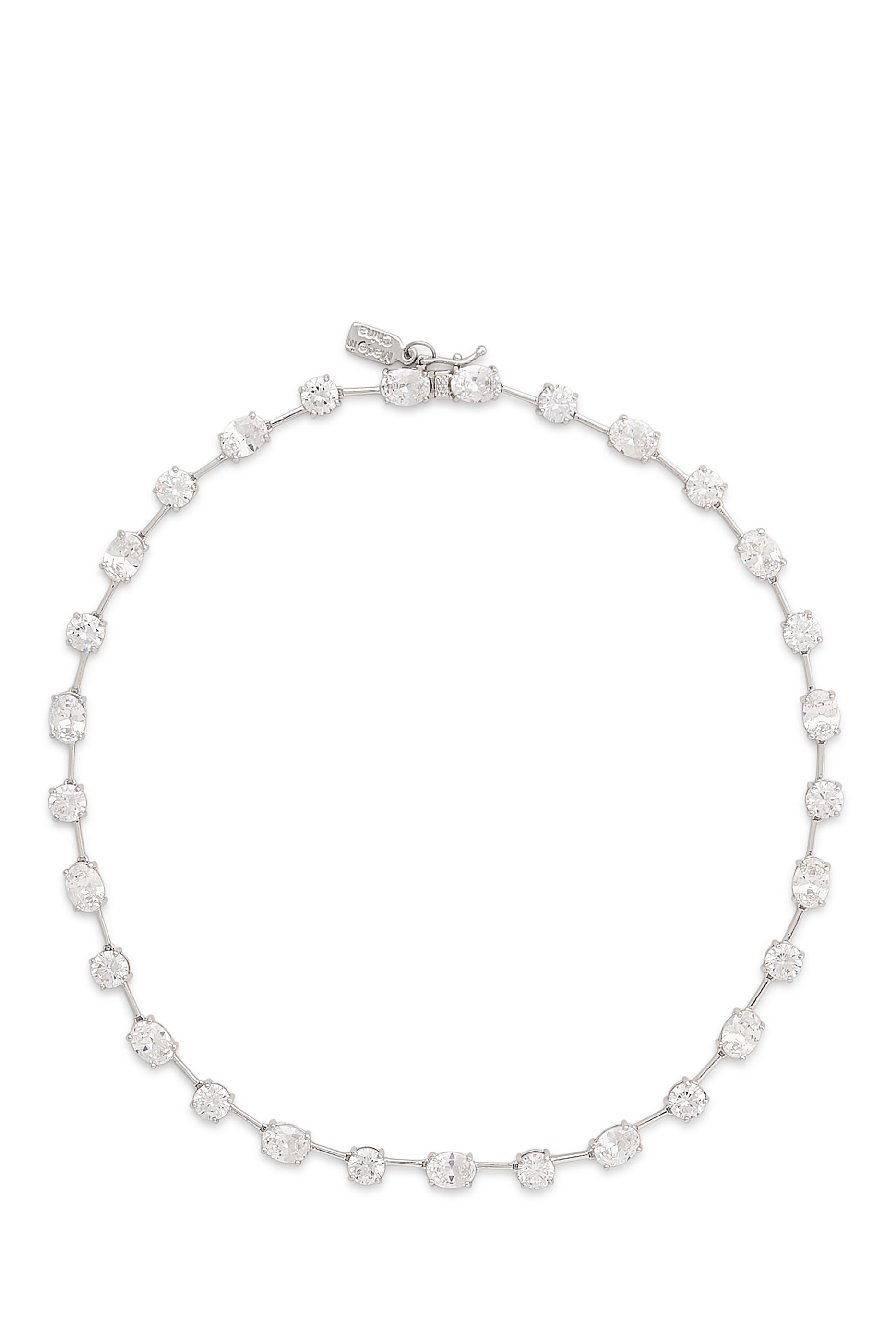 Cubic Zirconia Studded Necklace