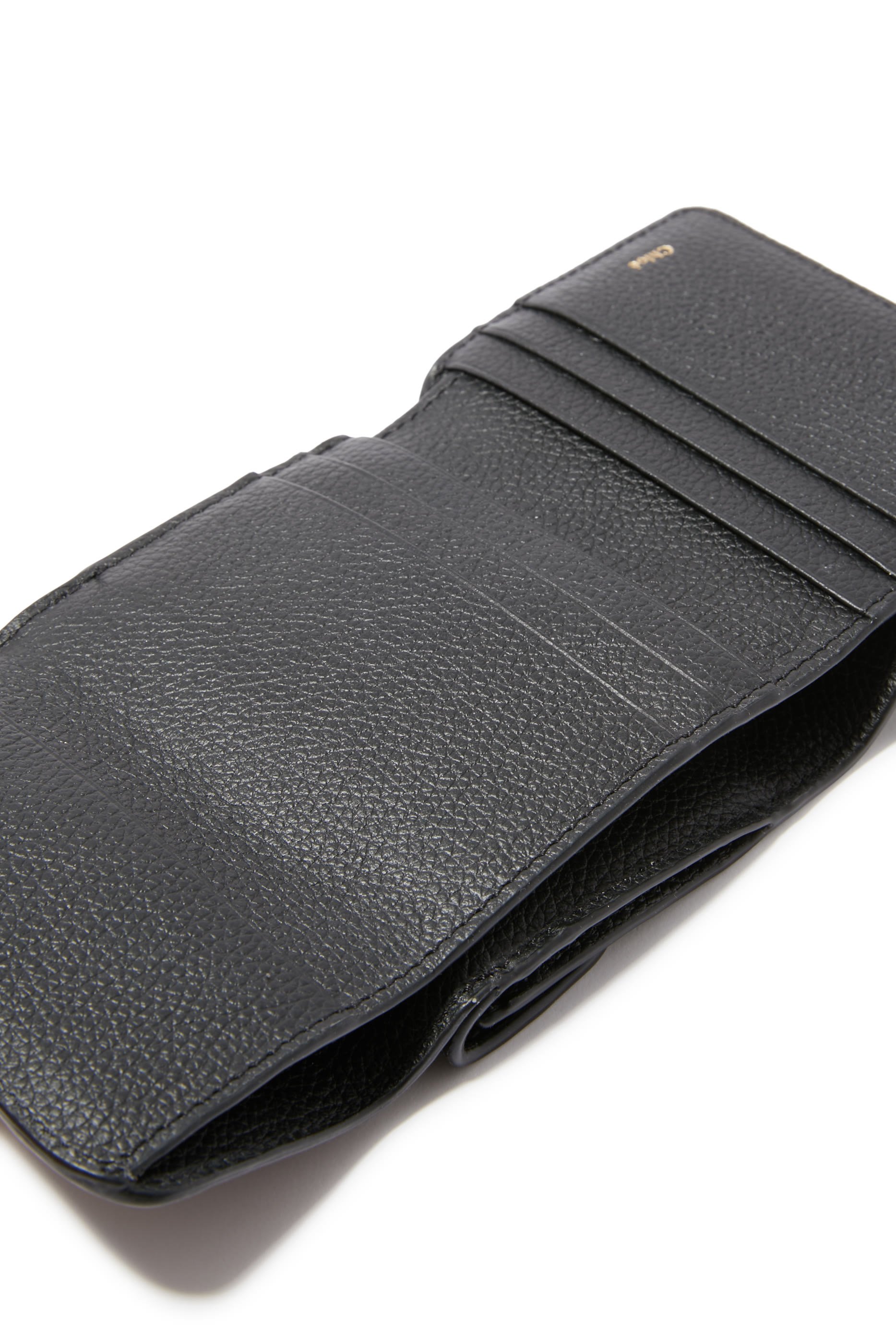 Marcie Small Grained Leather Tri-Fold Wallet