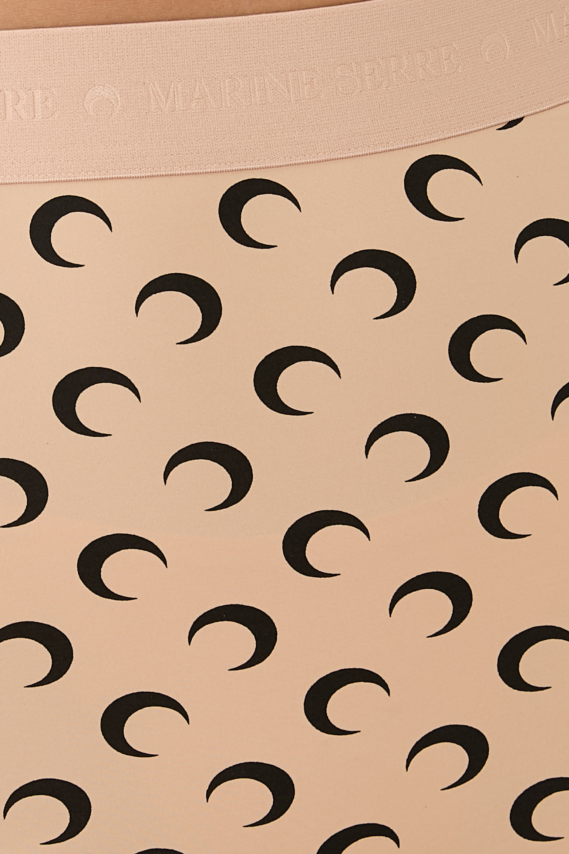 Moon-Print Regenerated Cycling Shorts