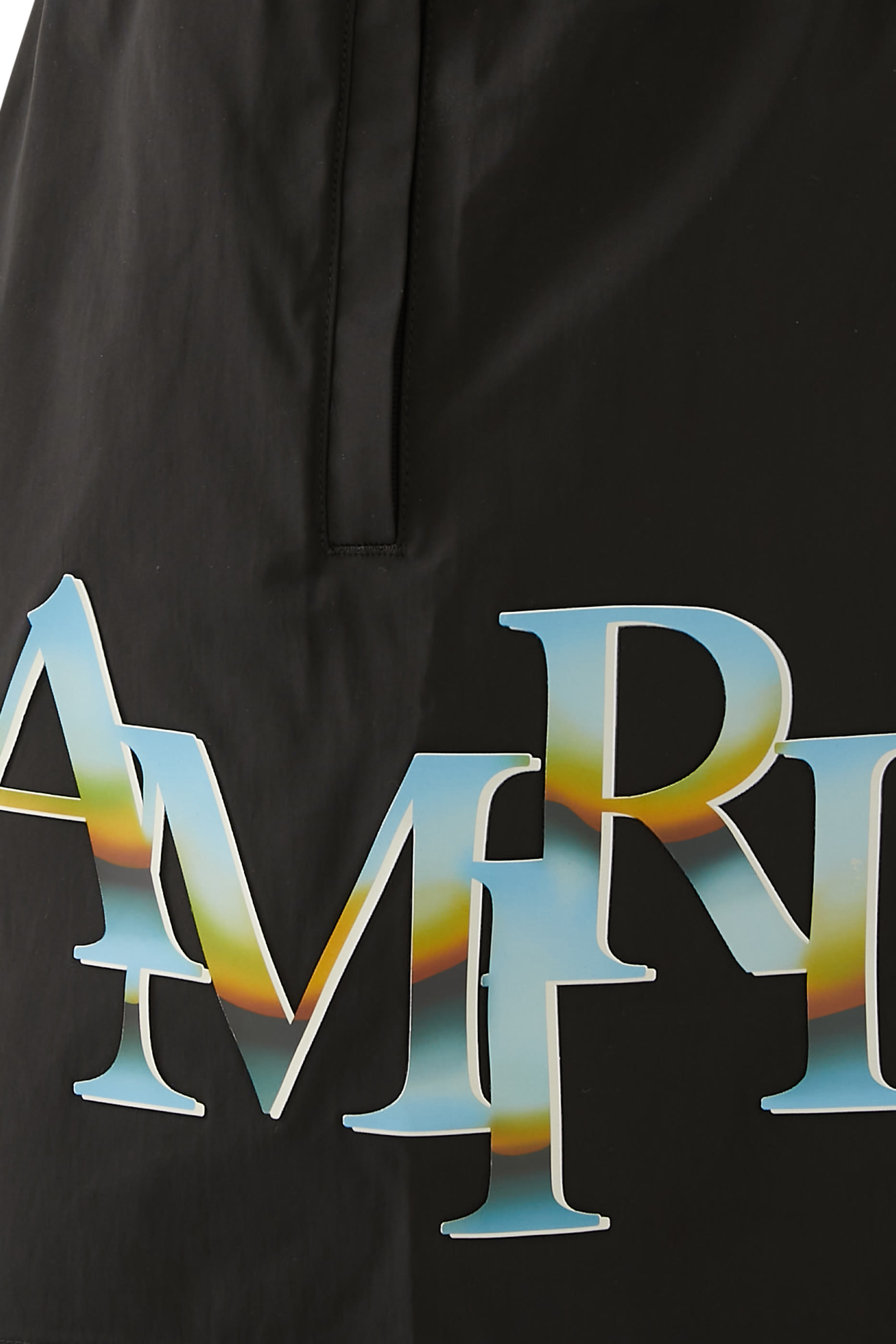 Staggered Chrome Swim Trunks