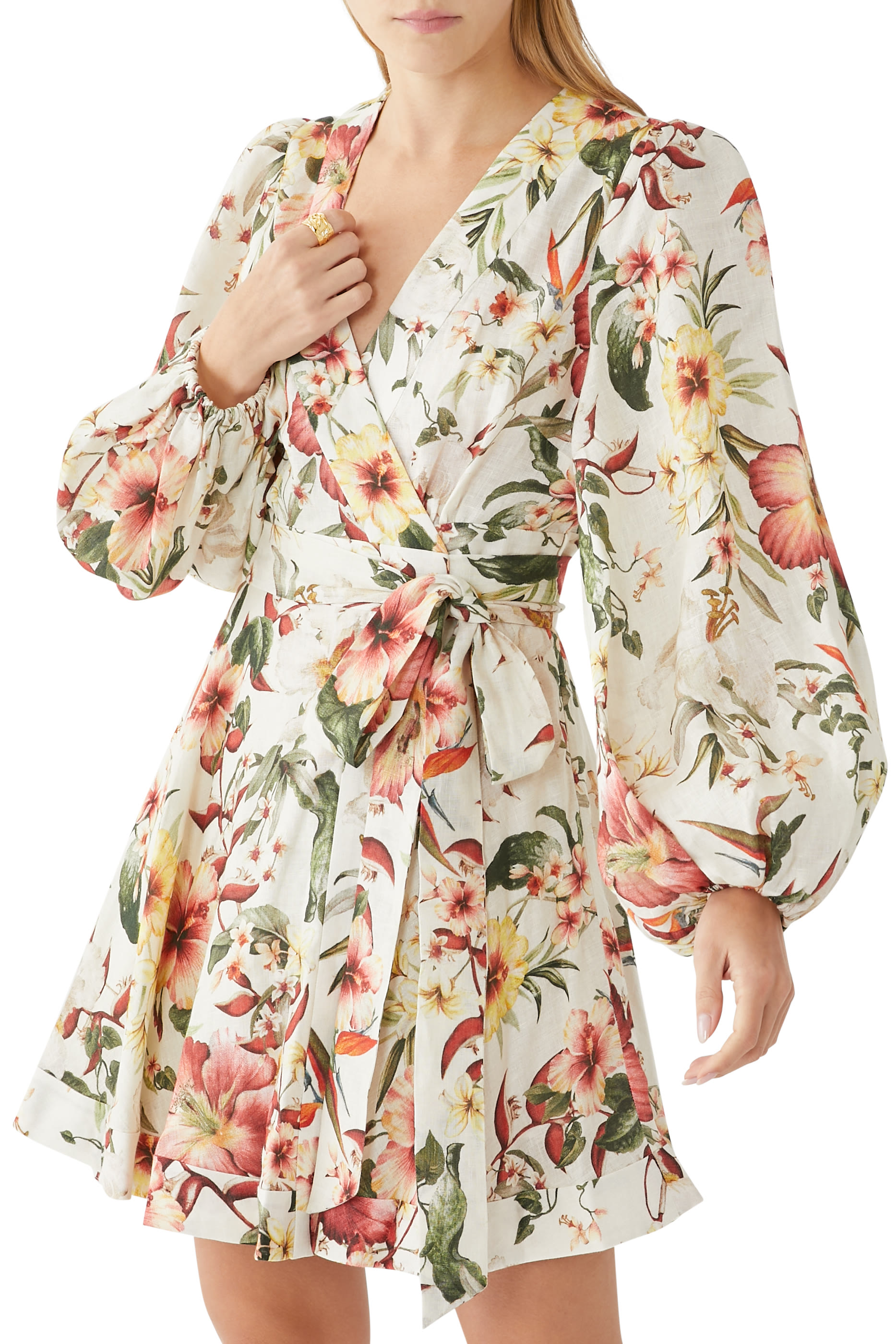 Lexi Wrap Short Dress