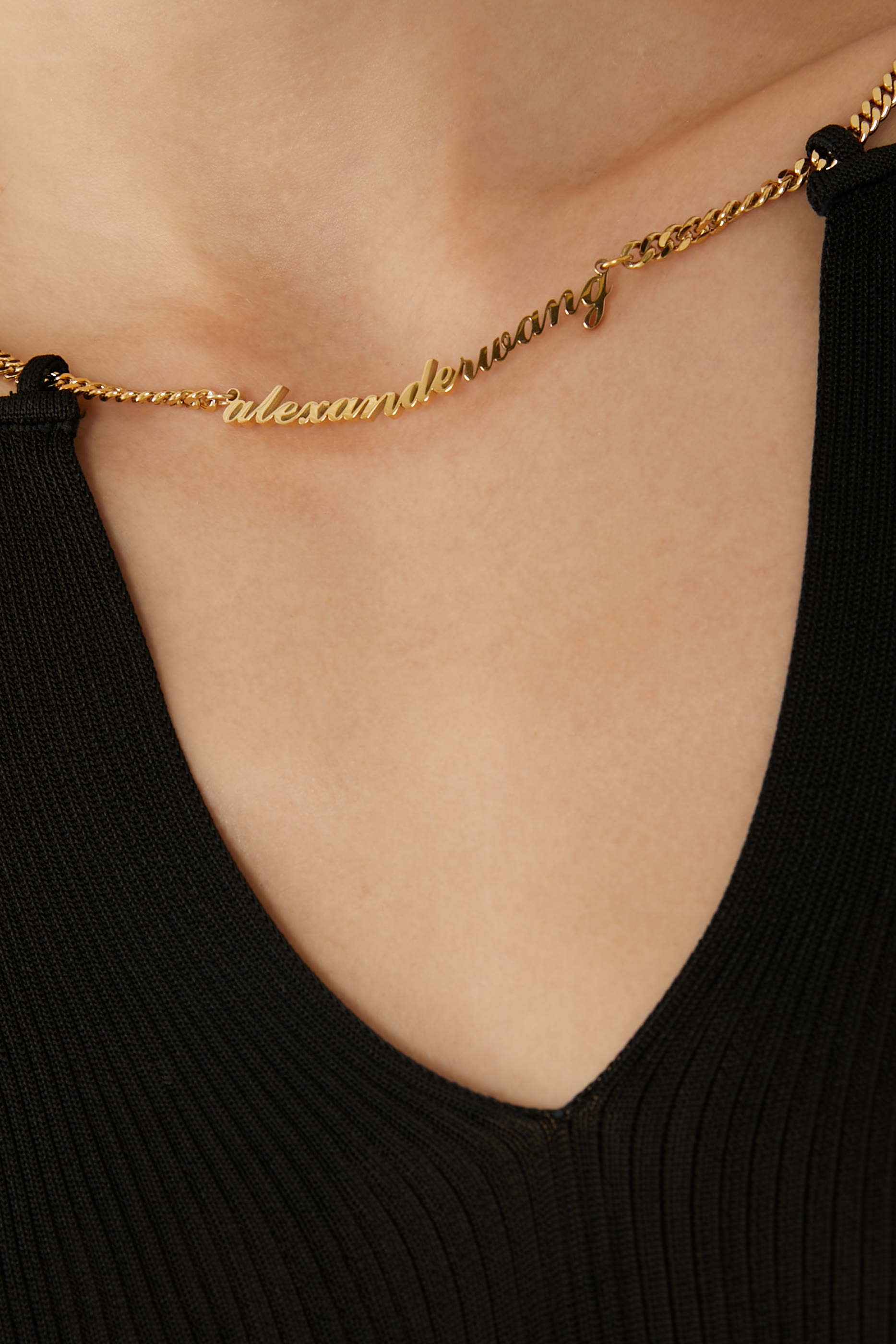 Logo Nameplate Cropped Shirt