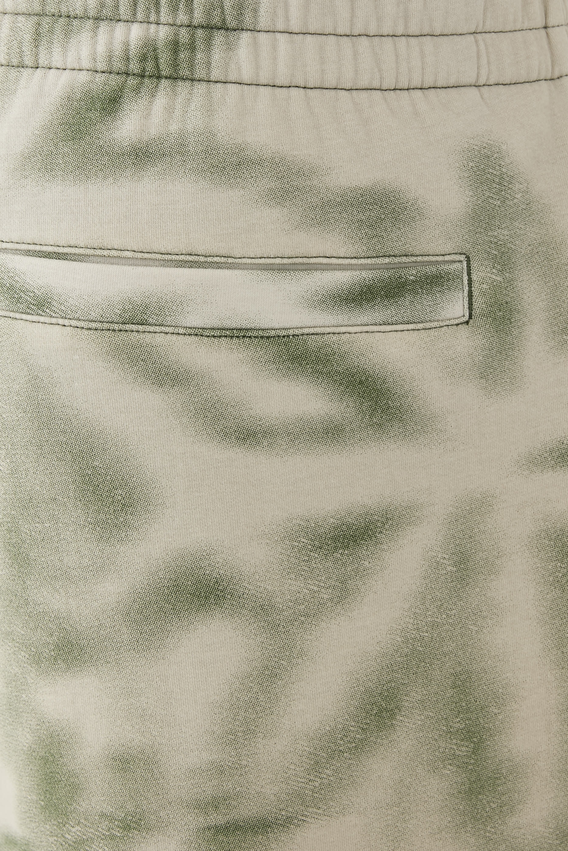 Palm Print Cotton Blend Shorts