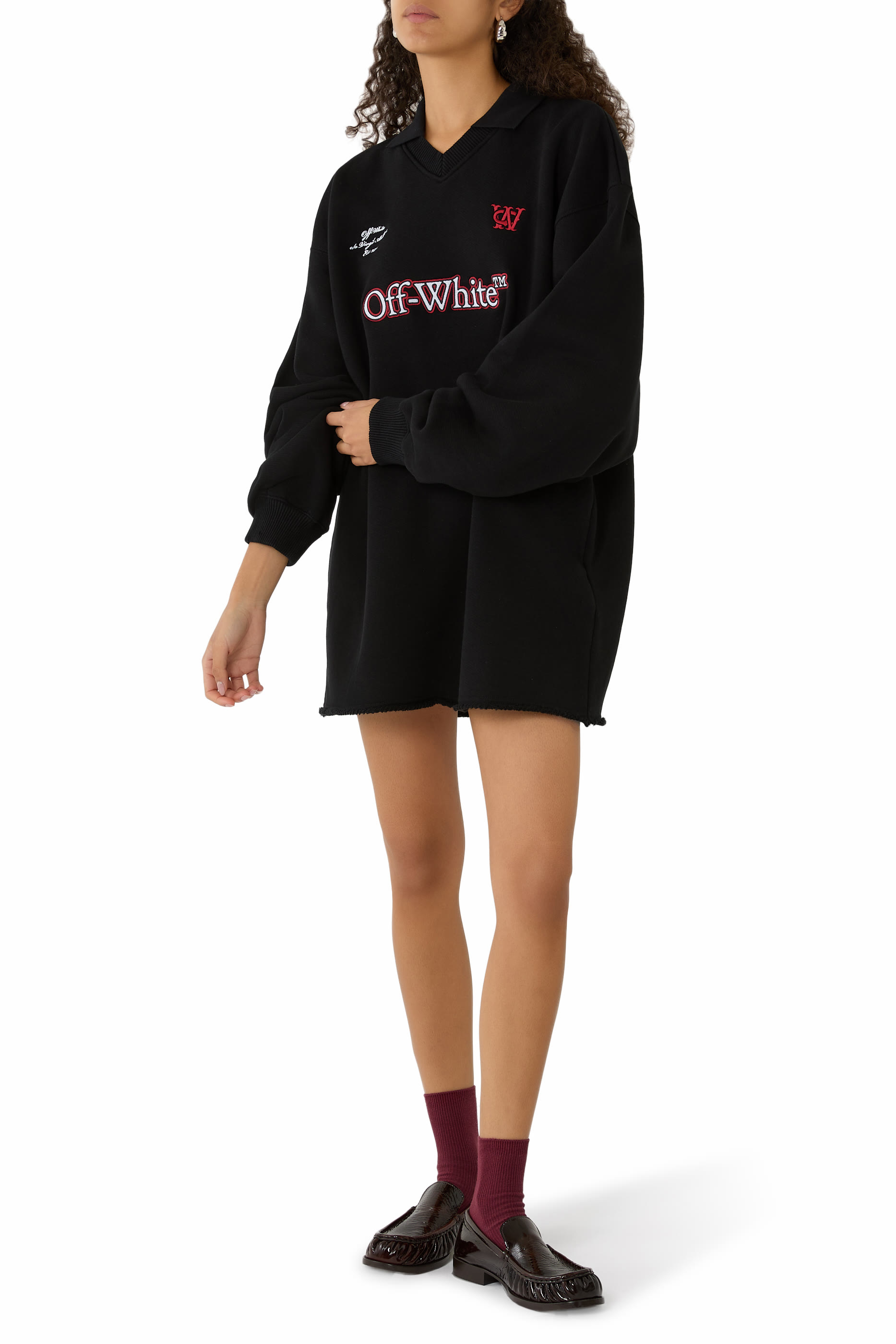 Polo Sweatshirt Dress 