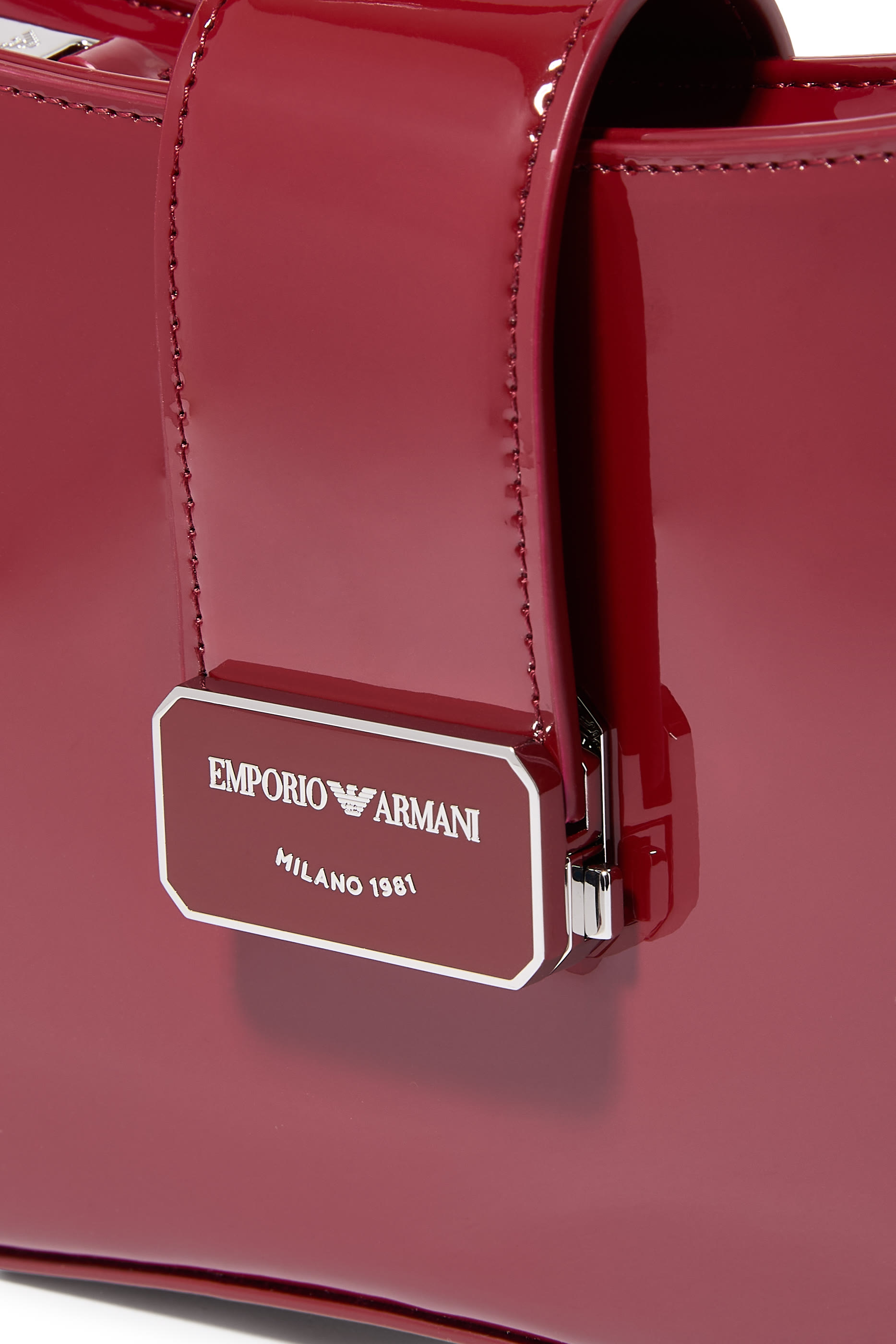 Logo Buckle Hobo Shoulder Bag