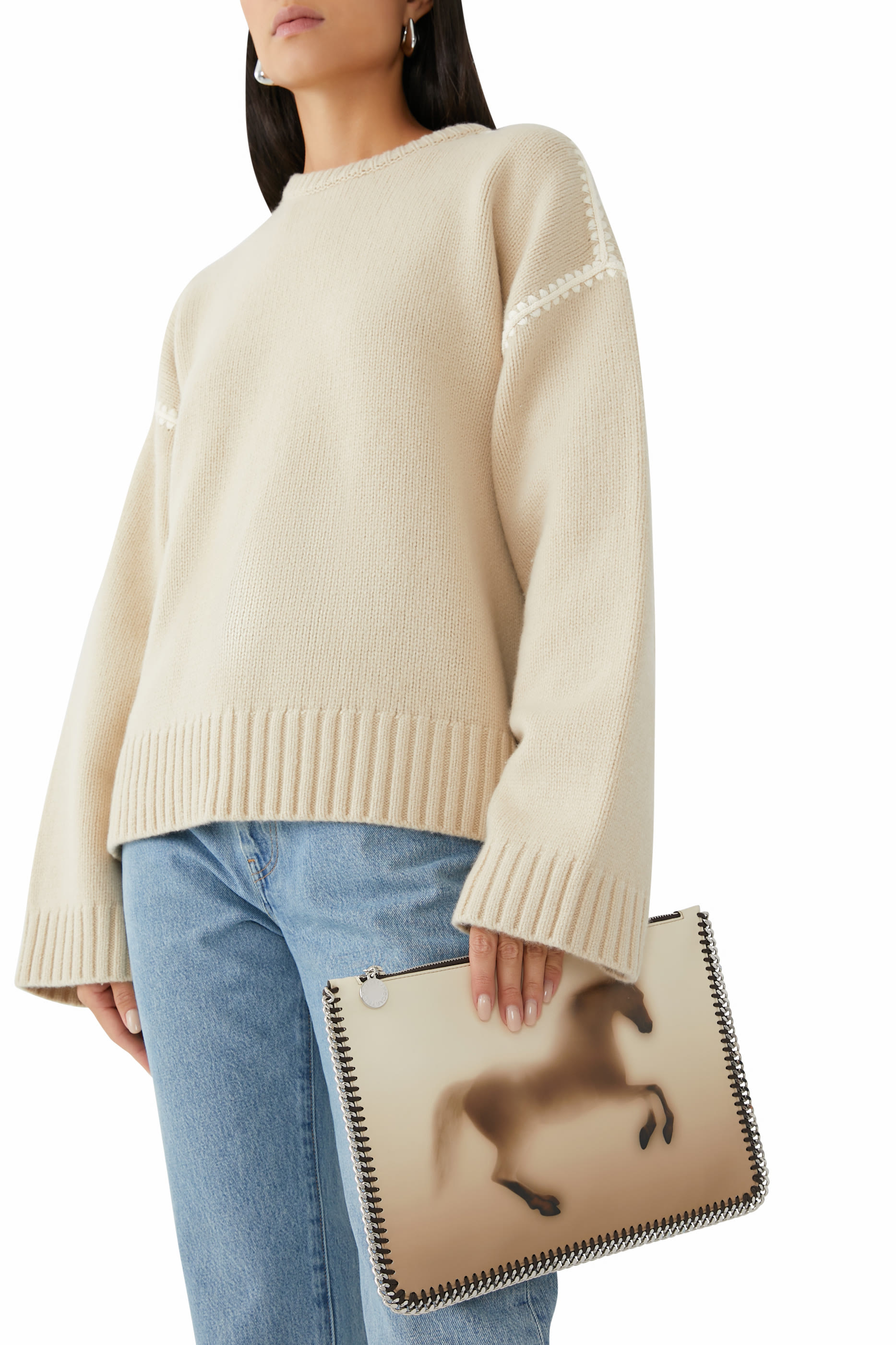 Falabella Zippered Pouch &ndash; Faded Horse