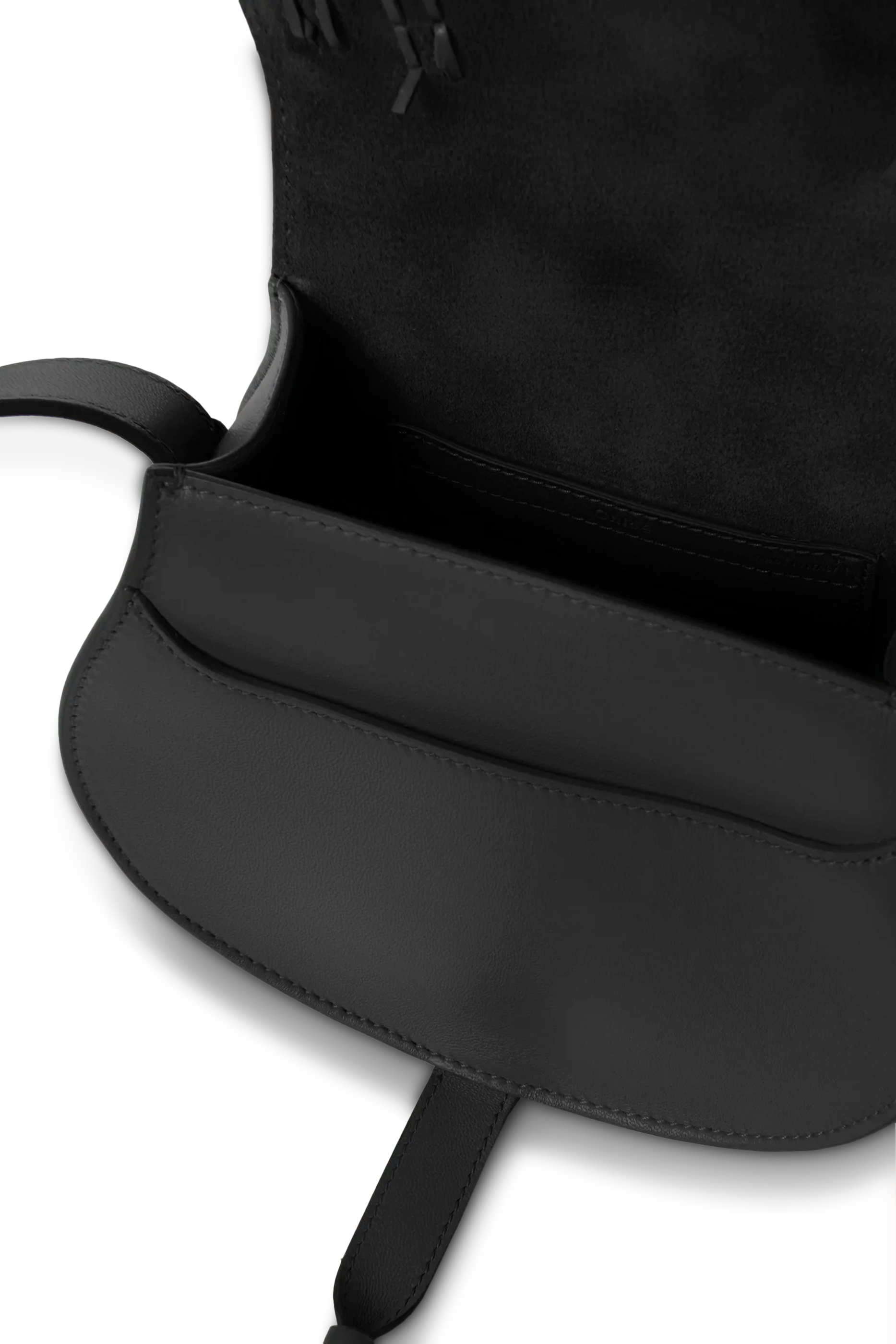 Marcie Small Leather Saddle Bag