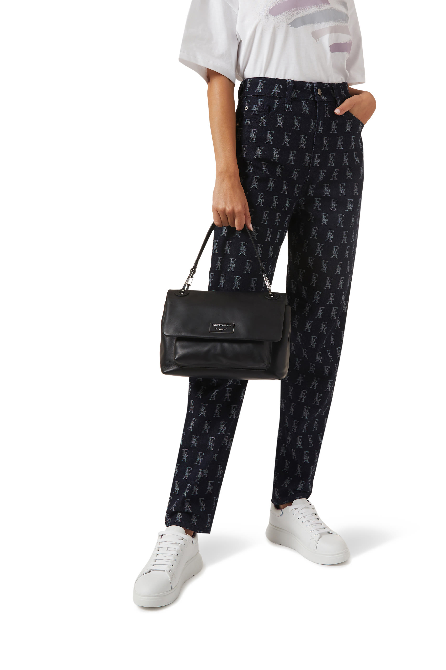 MyEA Top Handle Eco Leather Bag