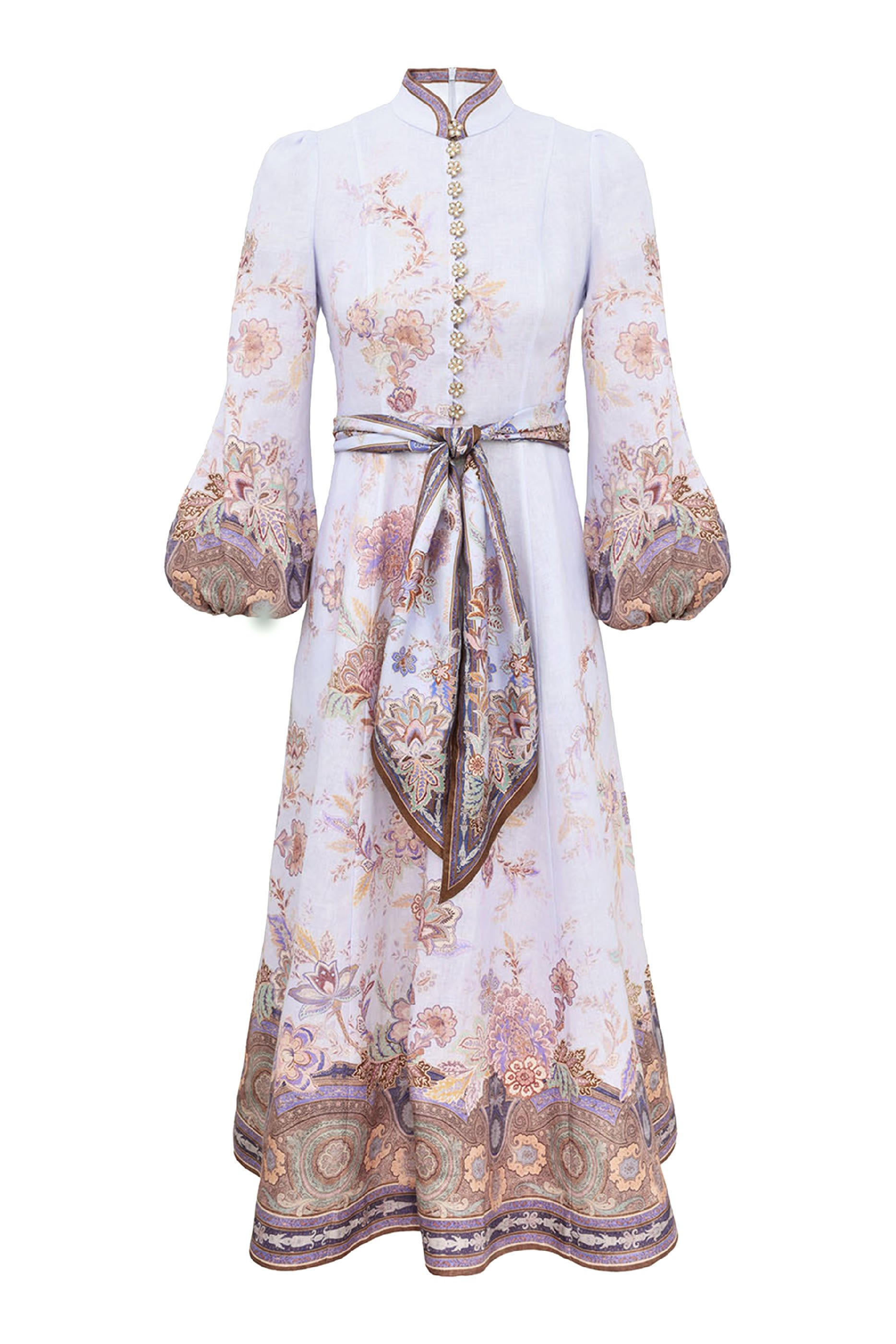 Luna Button Midi Dress