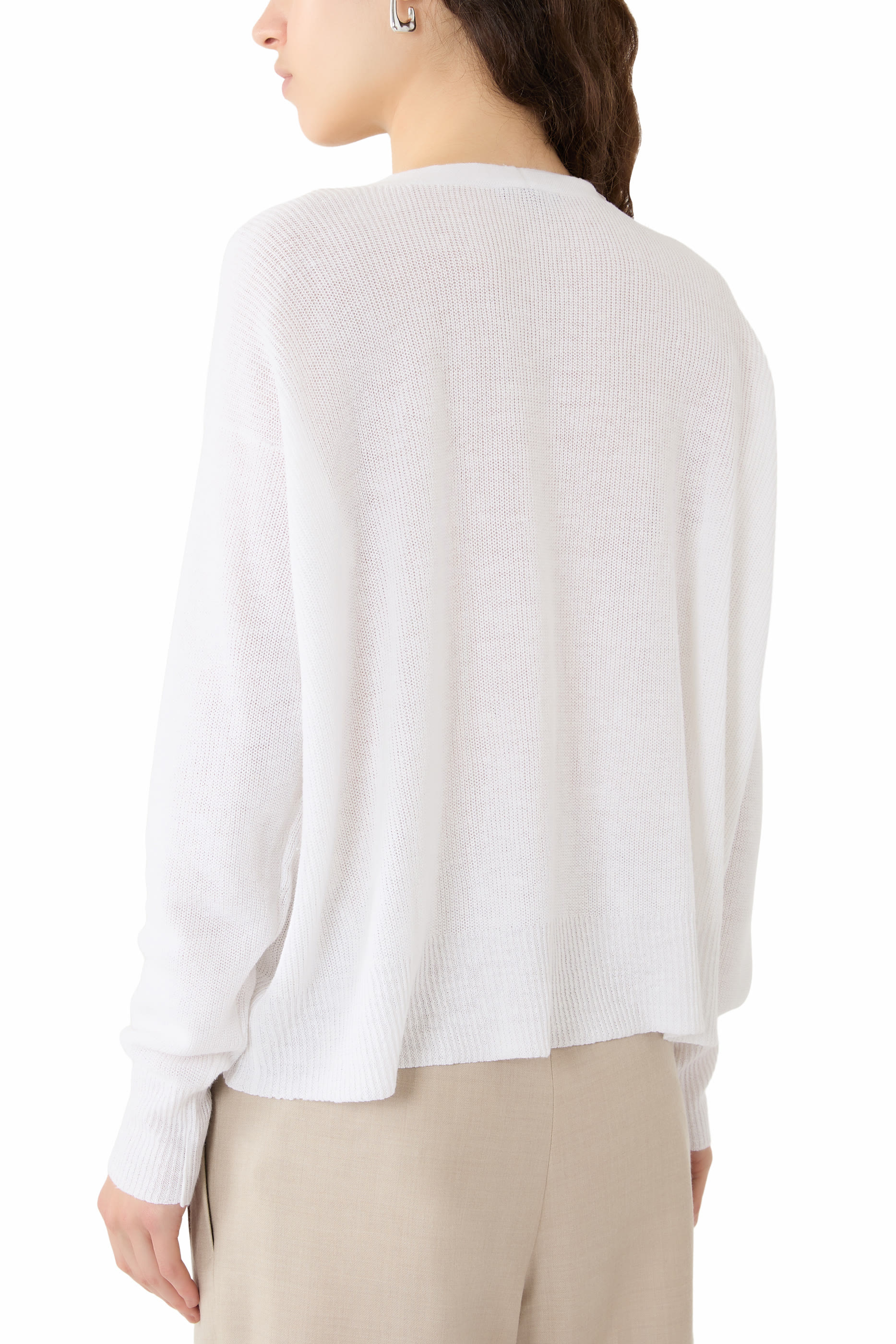 Organic Linen Cotton Slouchy Cardigan