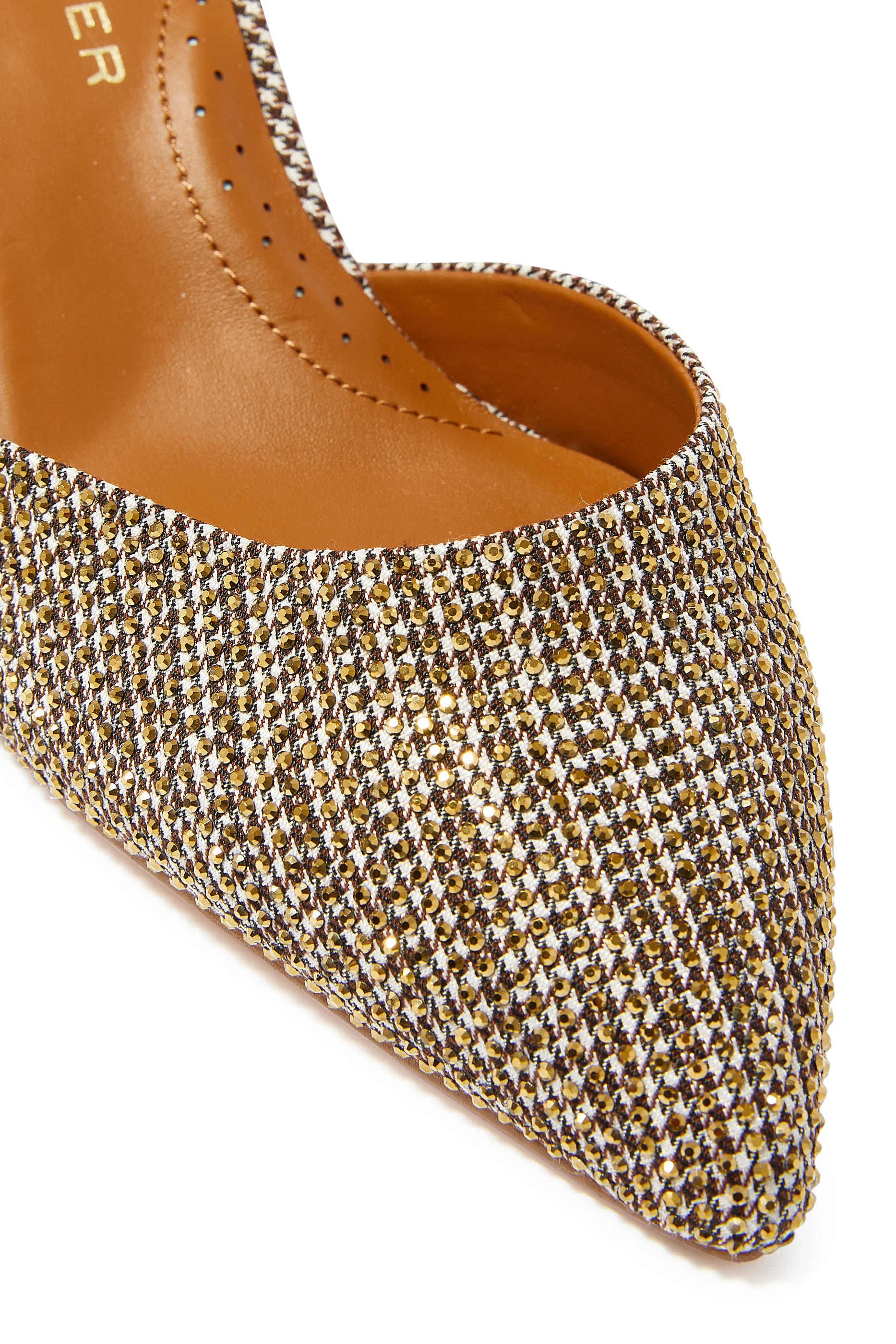 Burlington 60 Ankle Strap Fabric Pumps