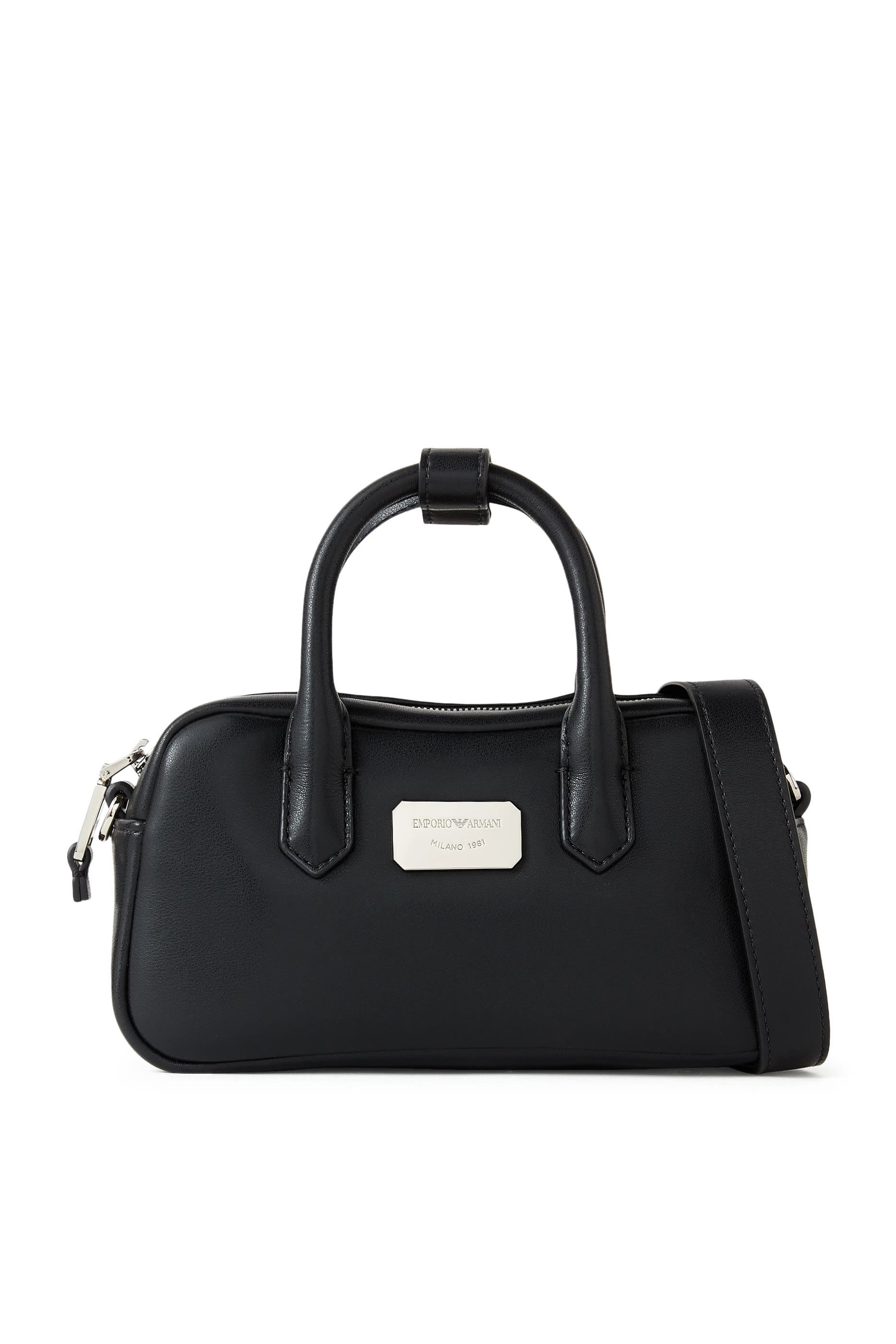 XS Logo Leather Tote Bag