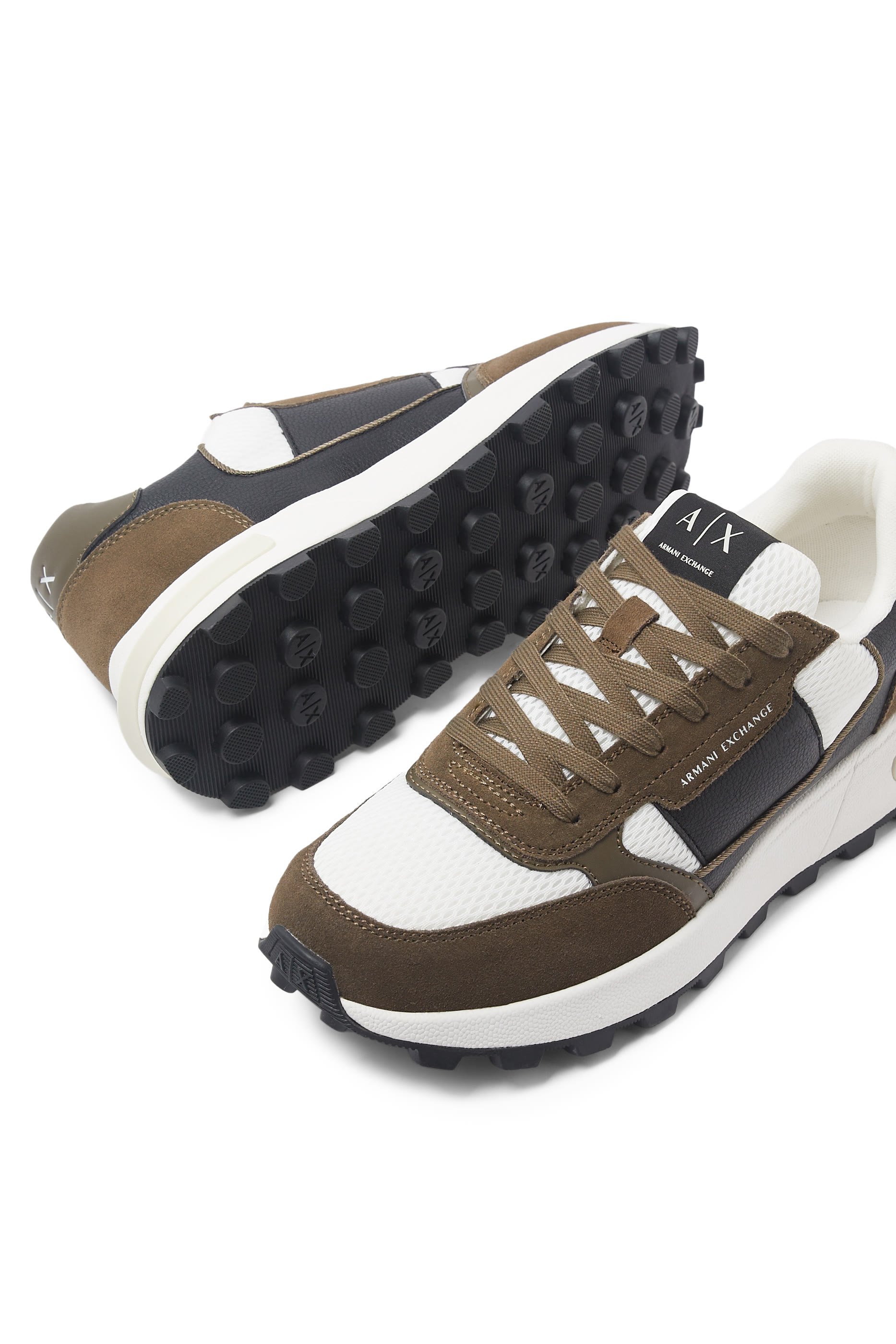 Logo Technical Fabric Sneakers