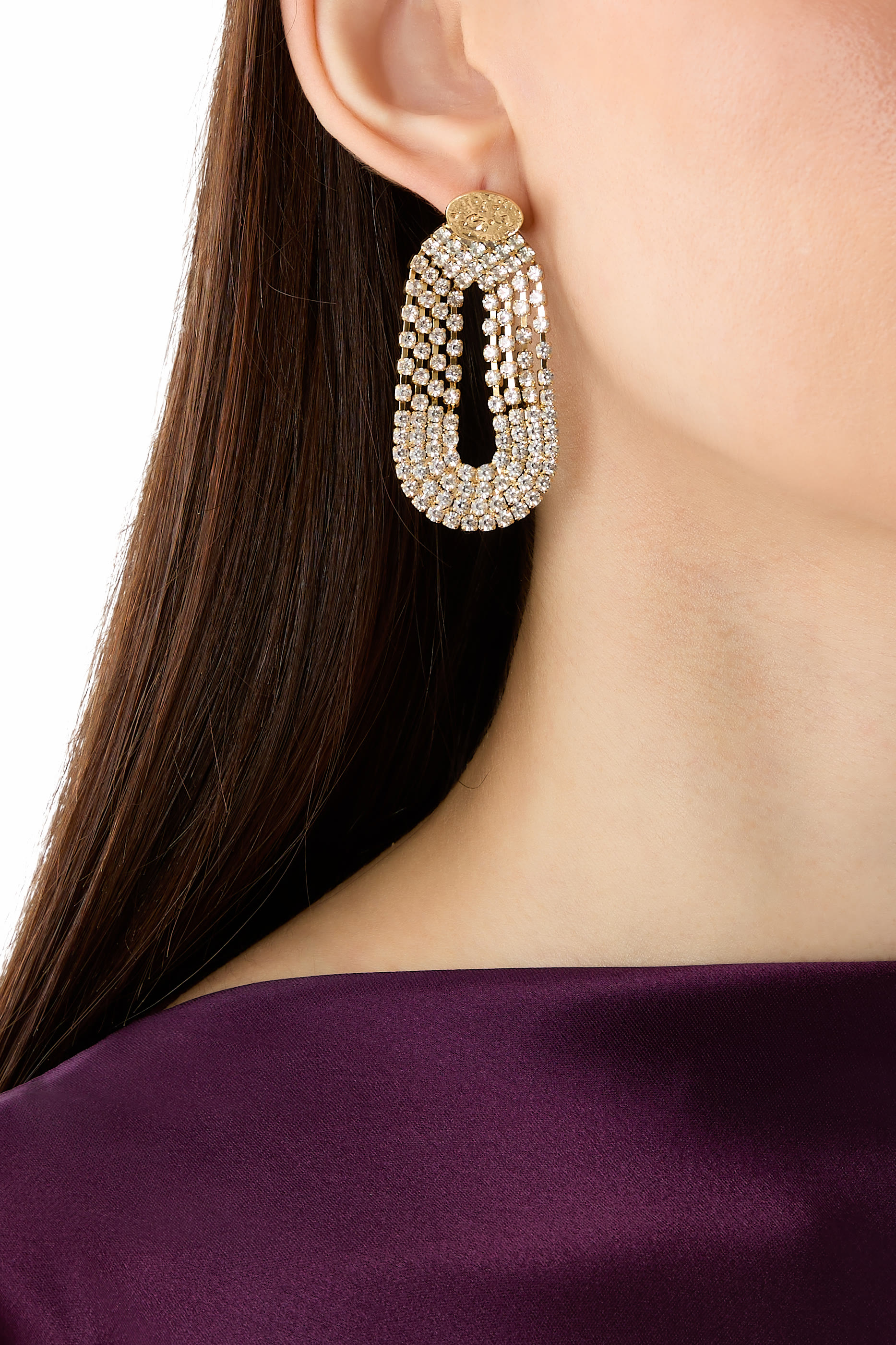 Crystal-Embellished Earrings