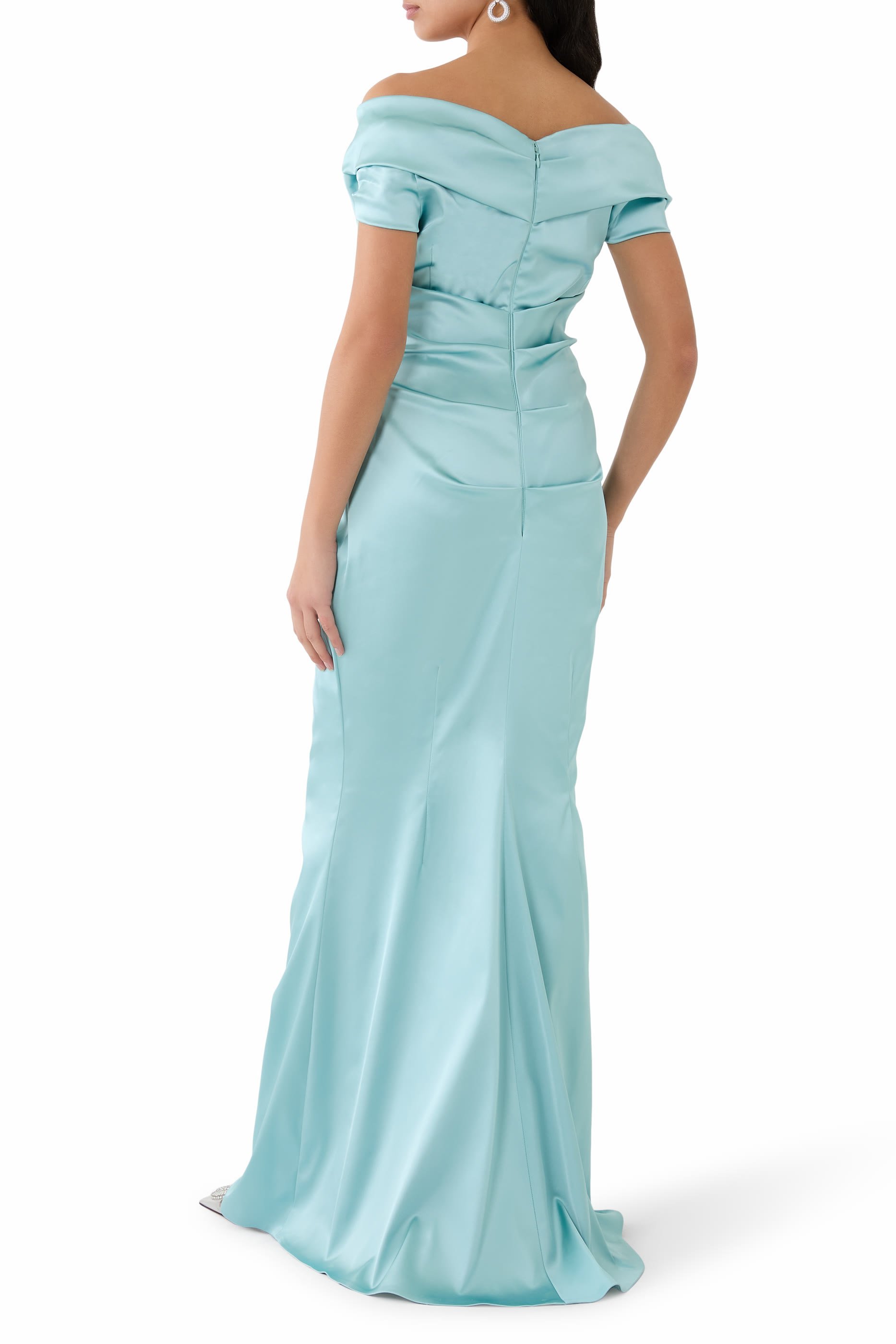 Satin Evening Dress 