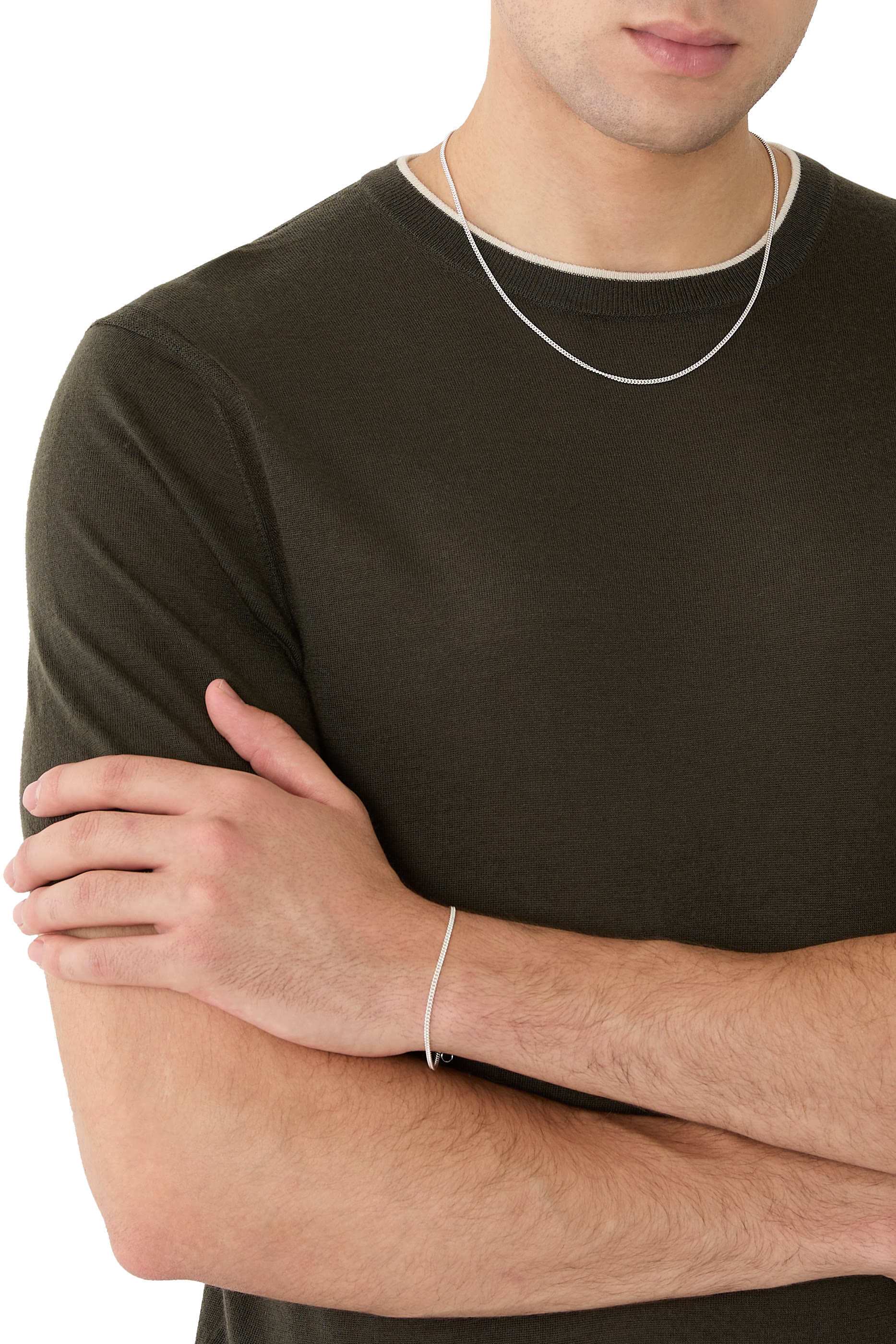 Mini Curb Bracelet, 925 Sterling Silver