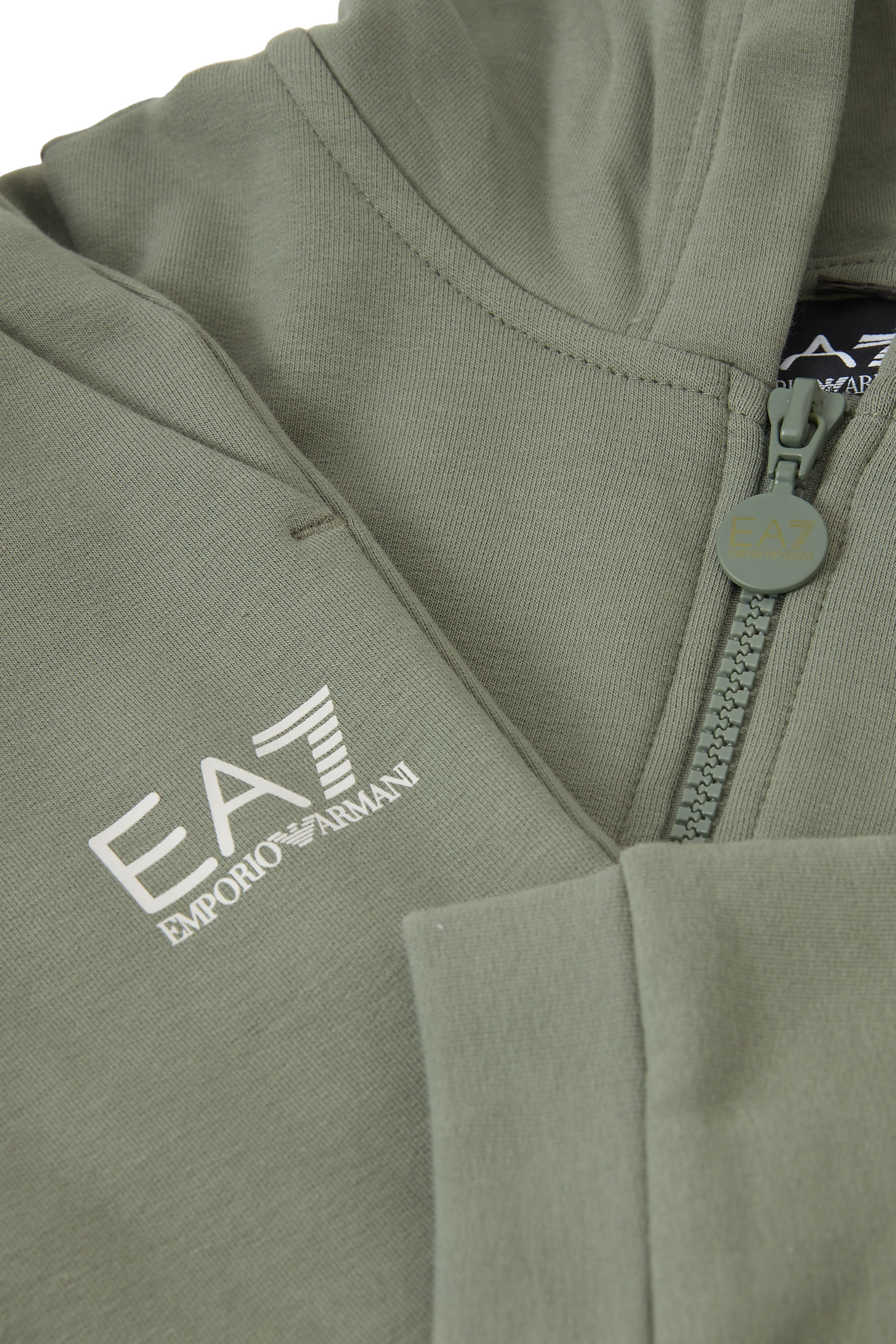 Kids Logo Print Cotton Tracksuit Set