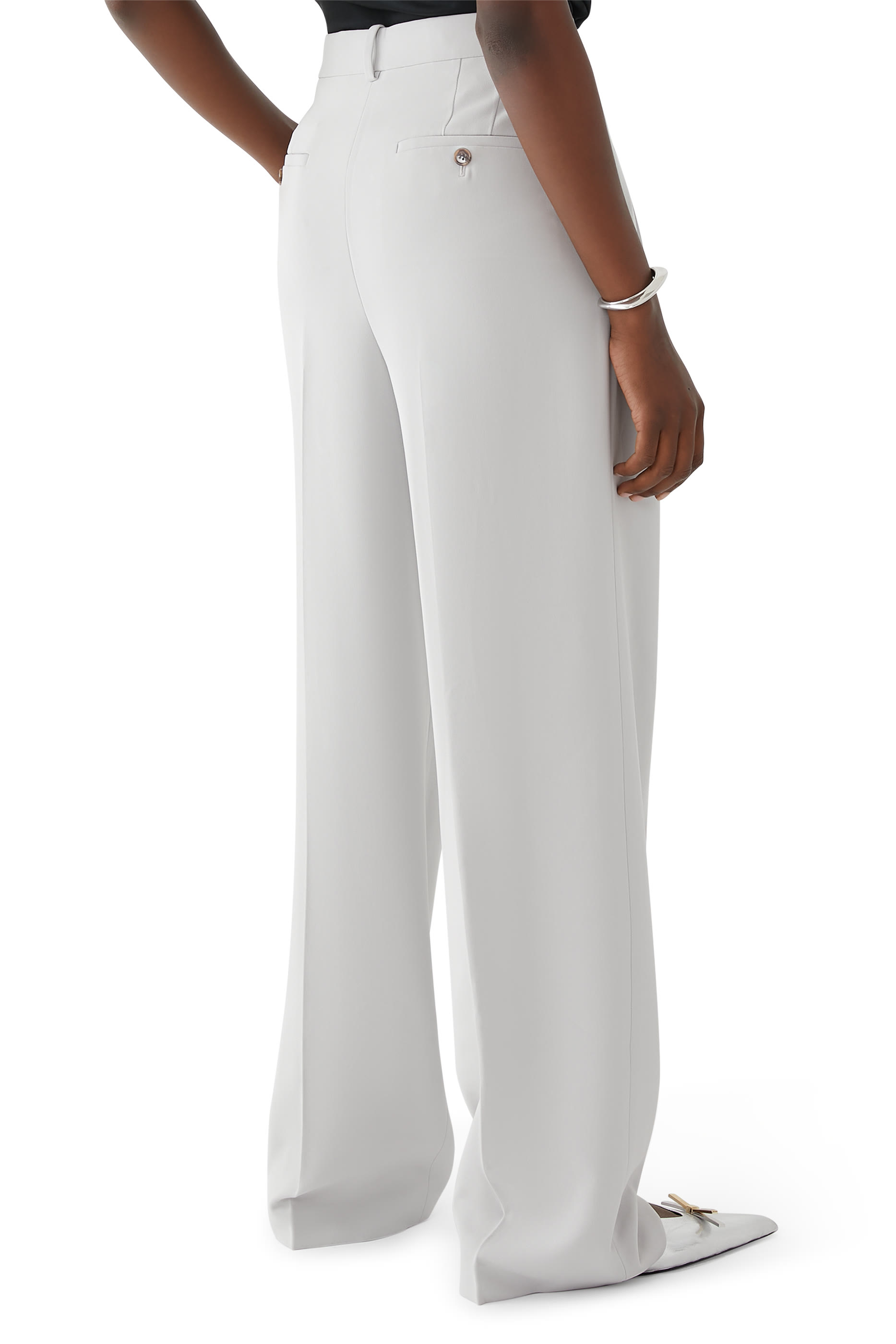 Double Pleat Pants in Admiral Crepe