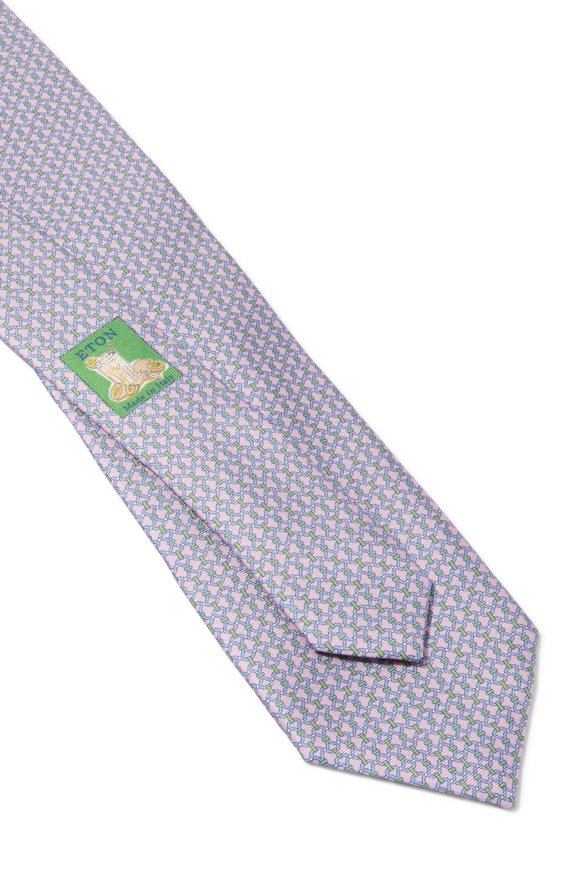 Chain Print Silk Tie