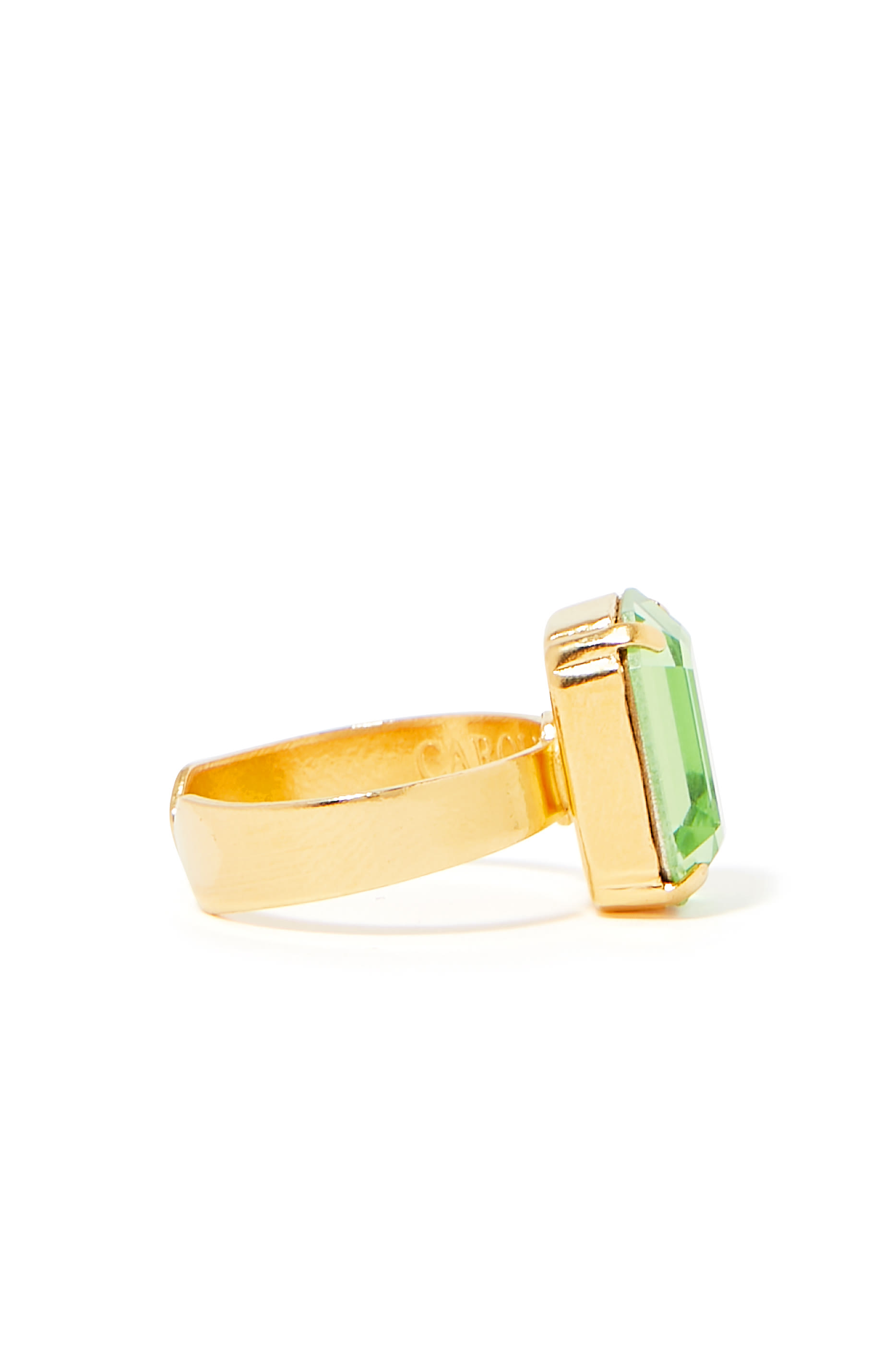 Lydia Ring, 18k Gold-Plated Metal & Swarovski Crystal