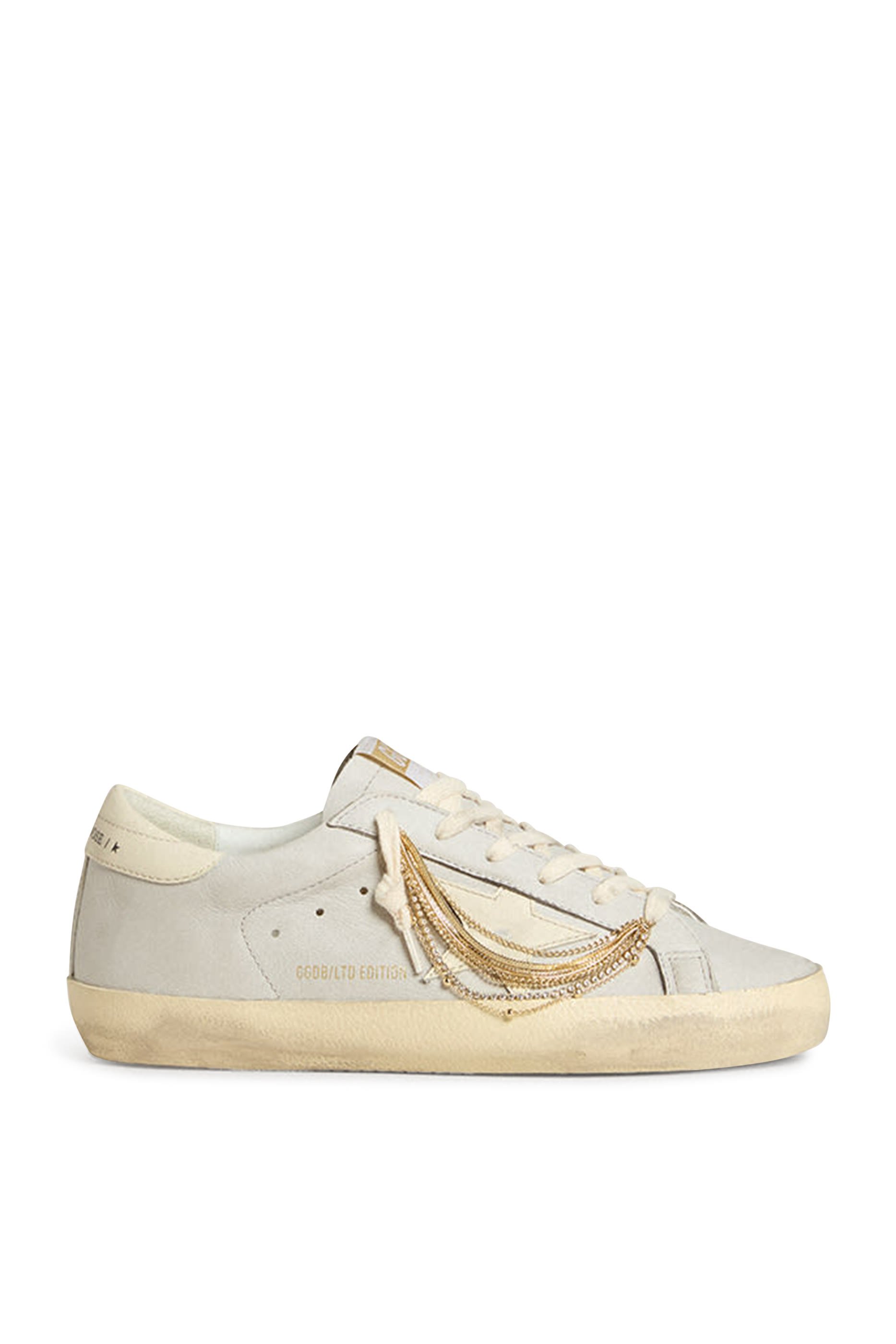 Super-Star LTD Sneakers in Nappa Leather with Leather Star and Heel Tab