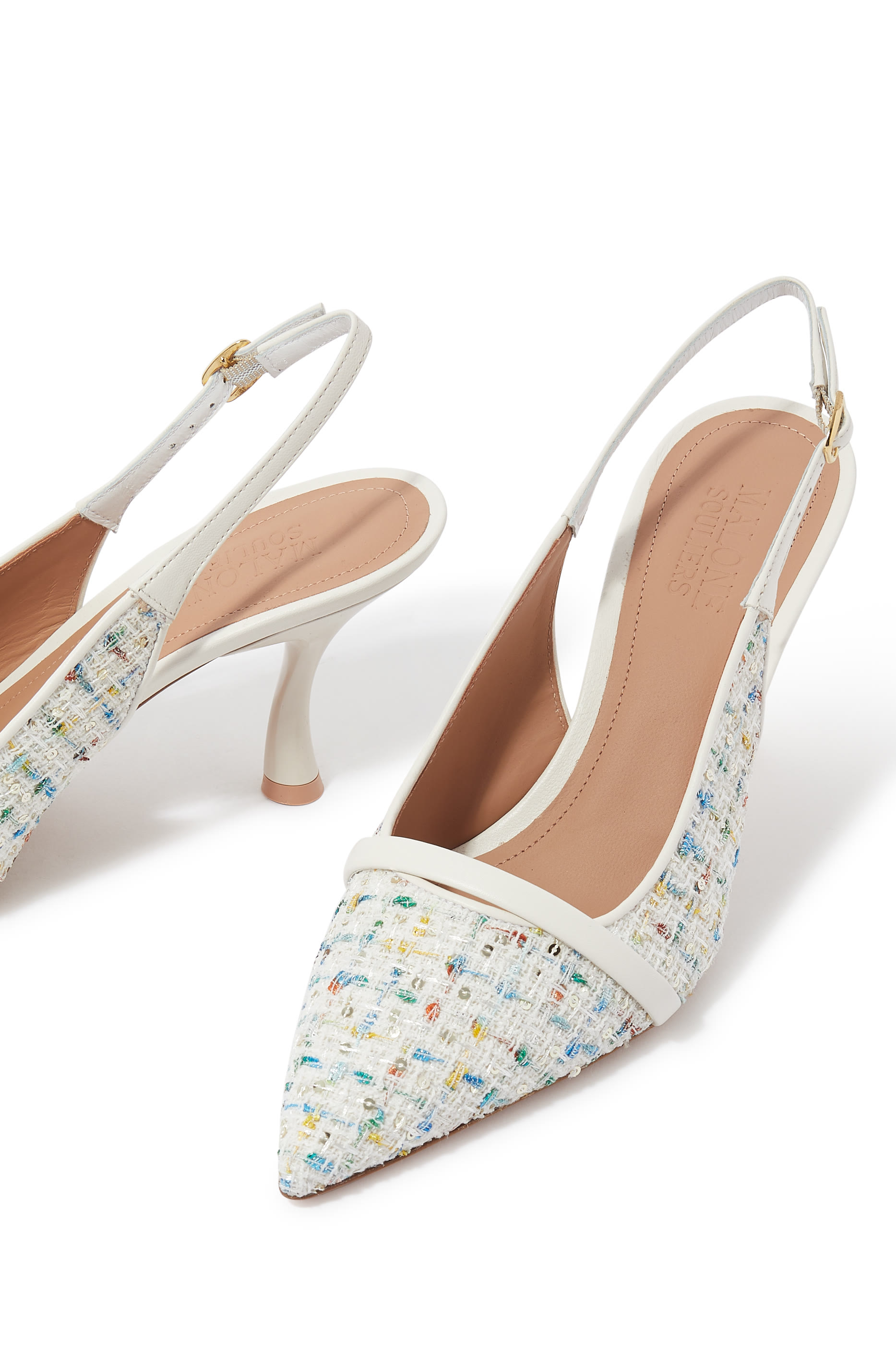 Jama Tweed 70 Pumps