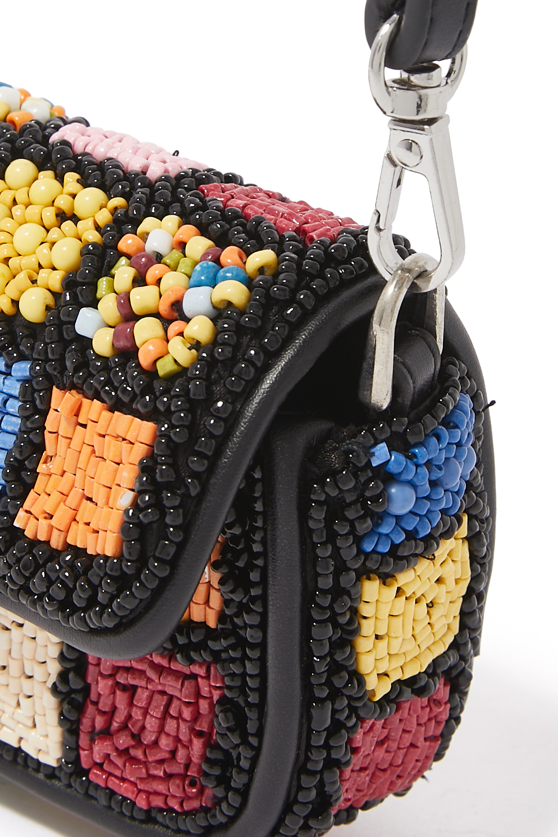 Tiny Tommy Beaded Crossbody Bag