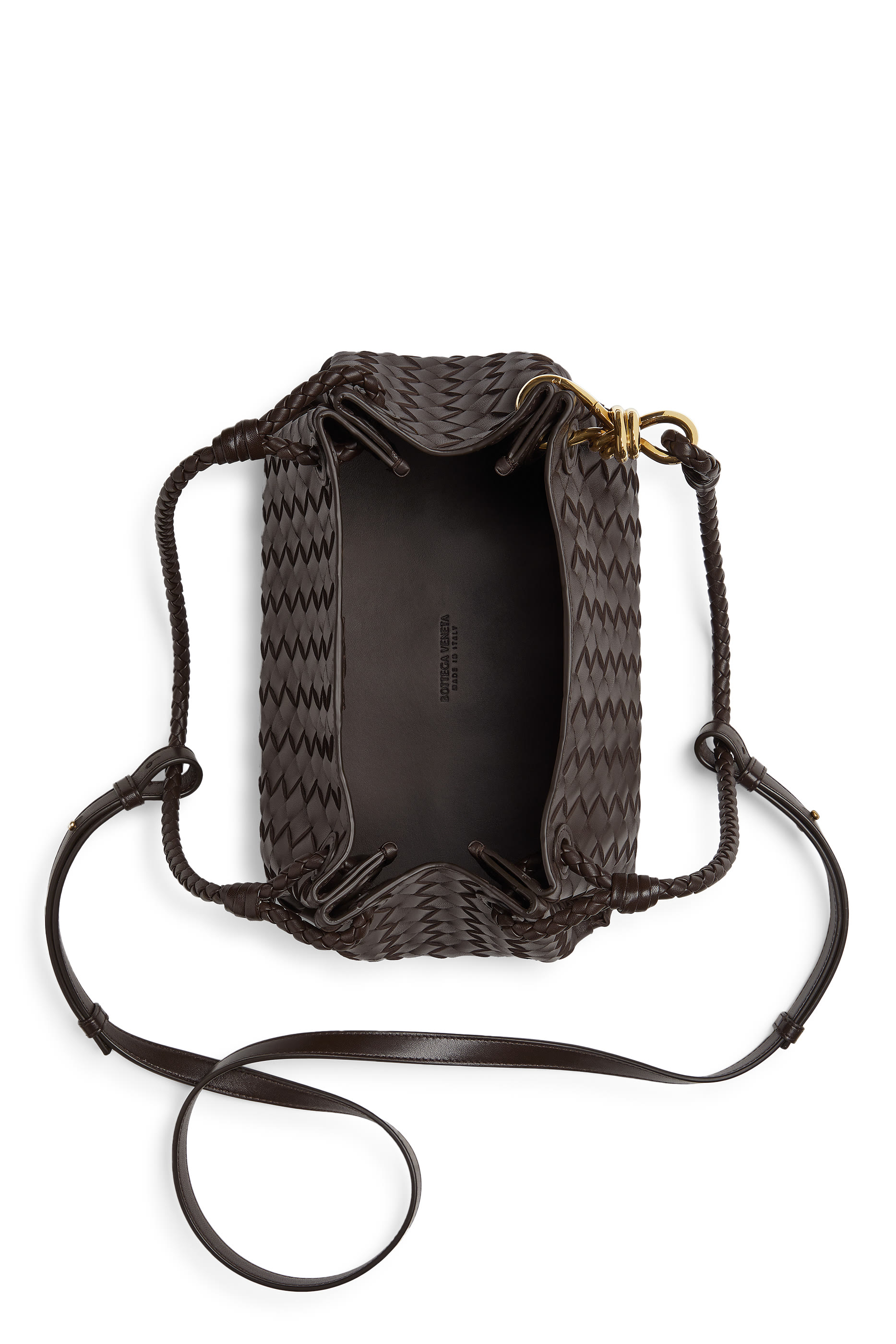 Intrecciato Large Parachute Shoulder Bag