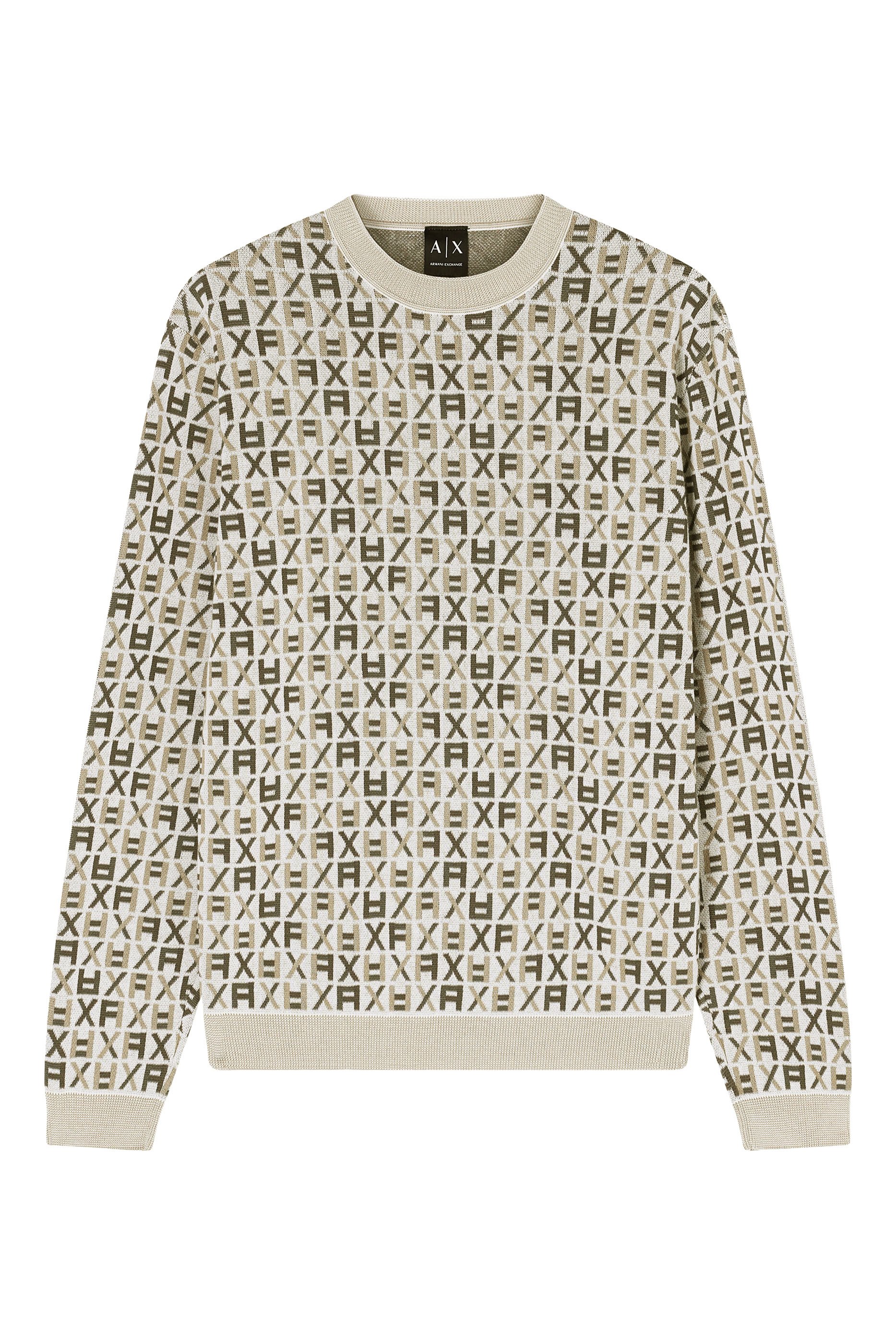 All-Over AX Logo Pullover