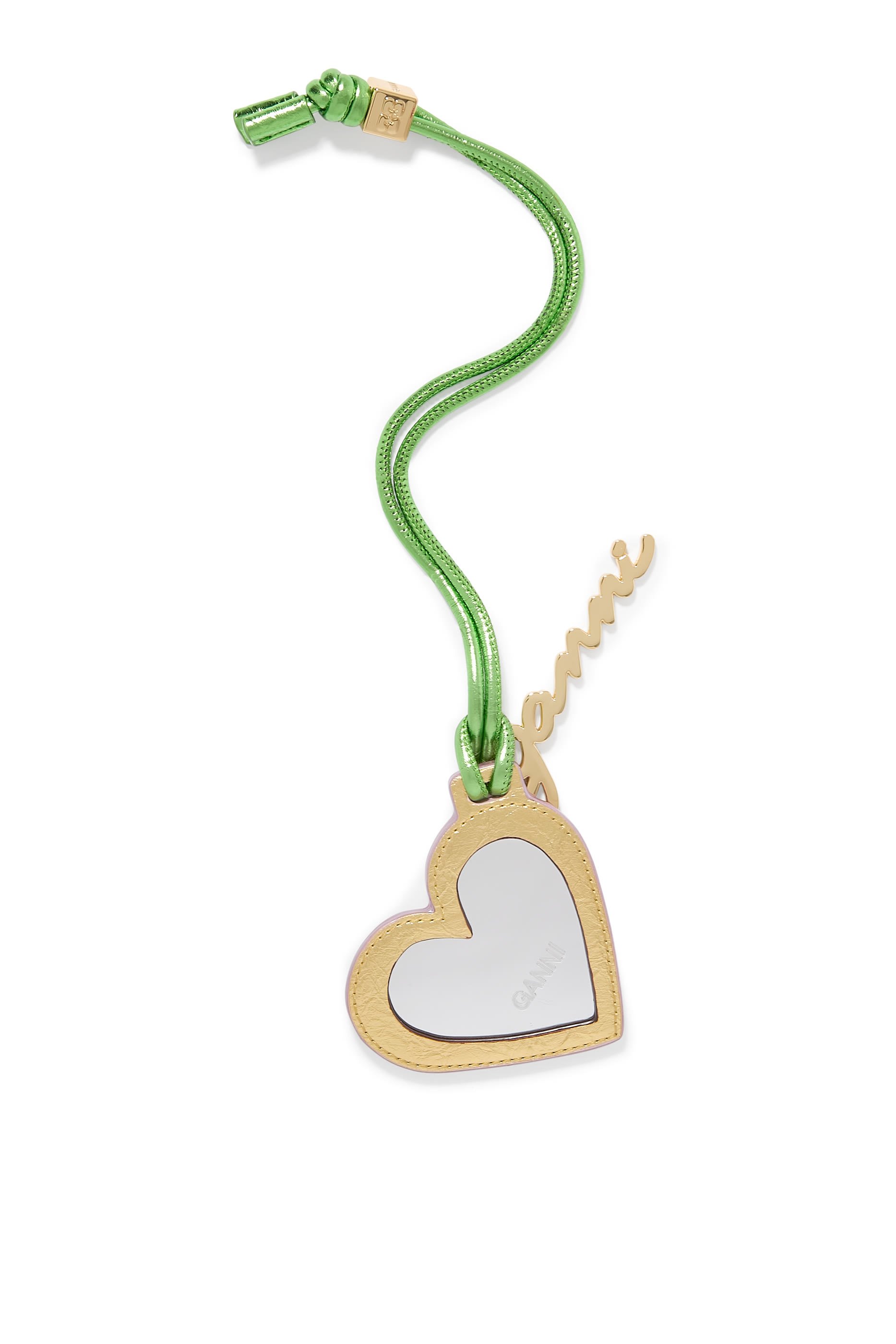 Metallic Heart Mirror