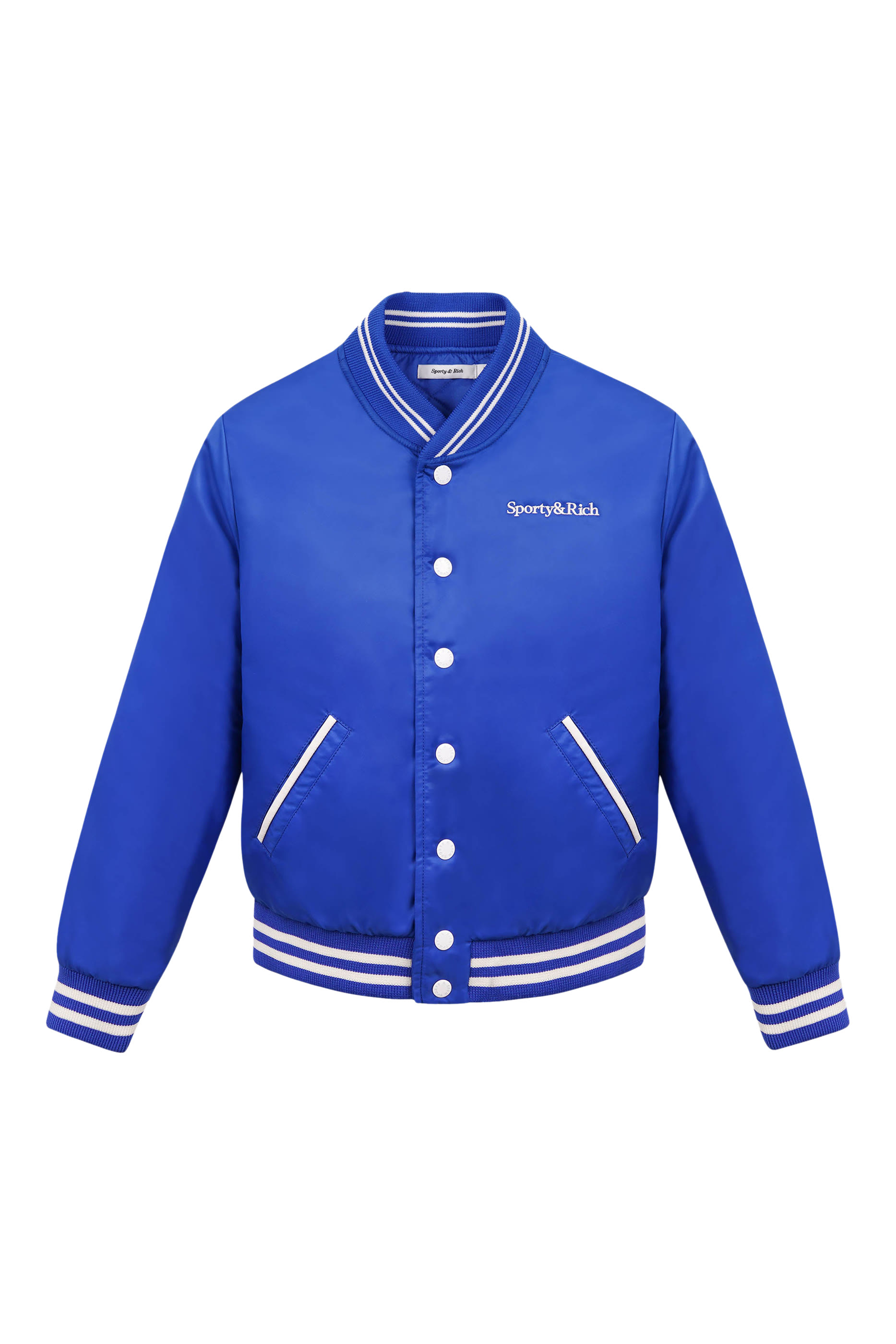 Wellness Club Embroidered Varsity Jacket