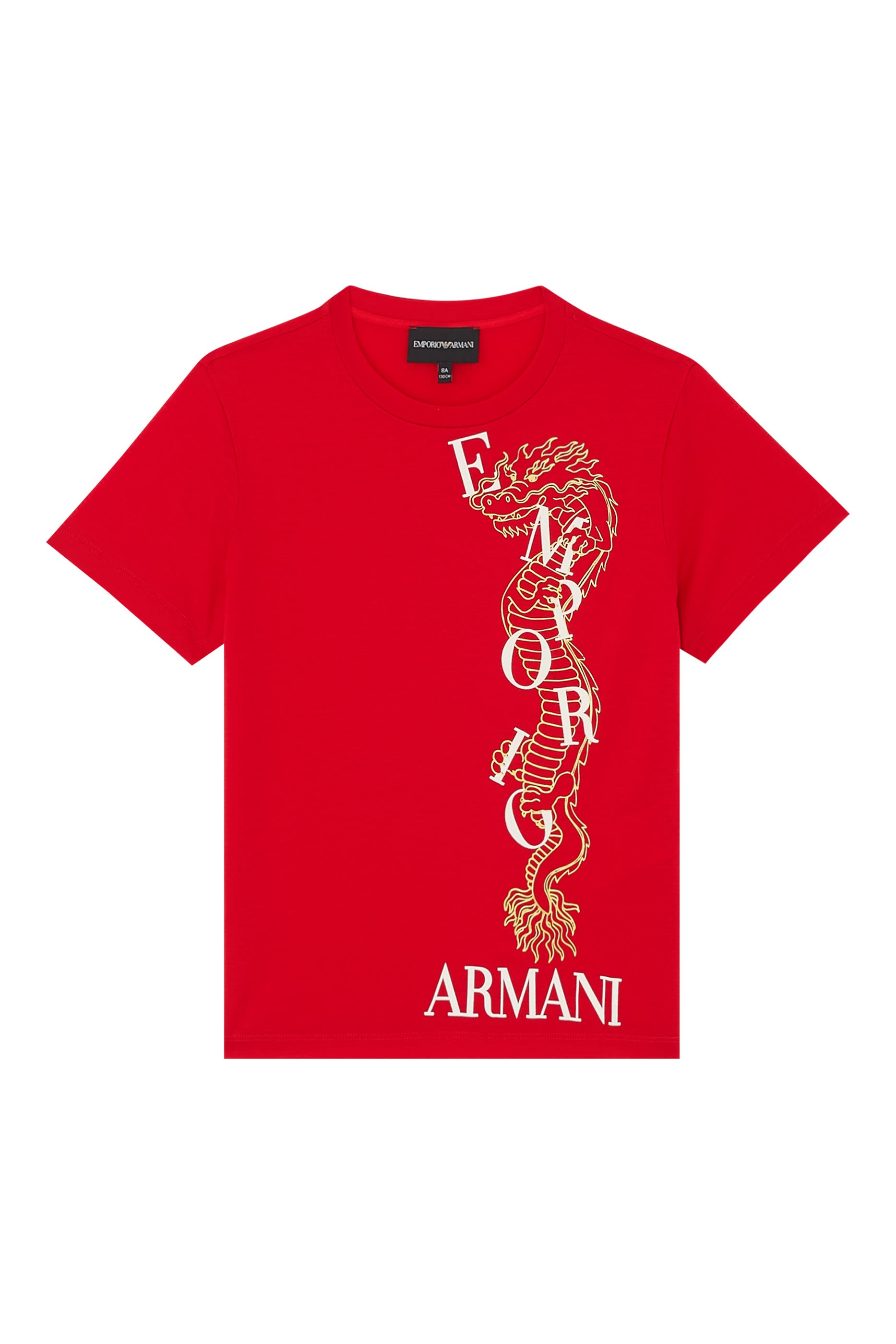 Kids Chinese New Year Logo Print T-Shirt