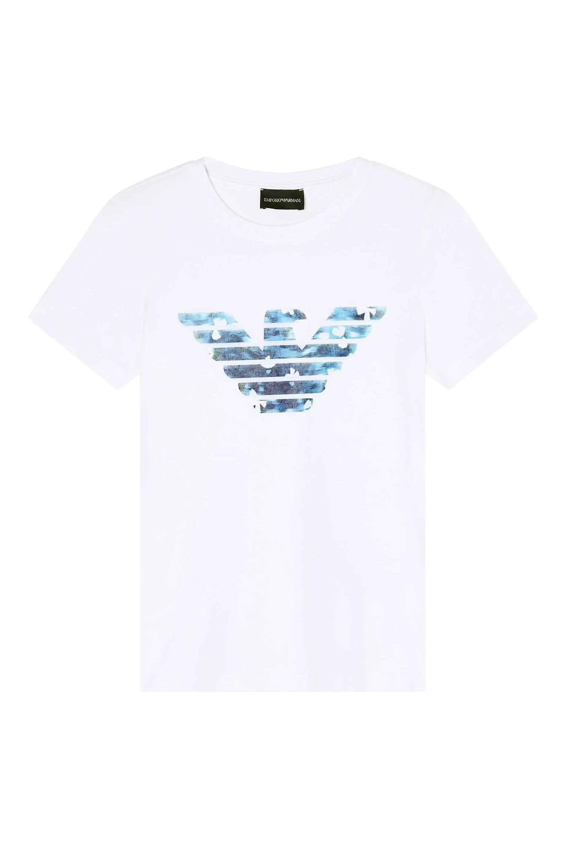 ASV Stretch-Jersey Slim-Fit T-Shirt with Oversized Eagle Pattern