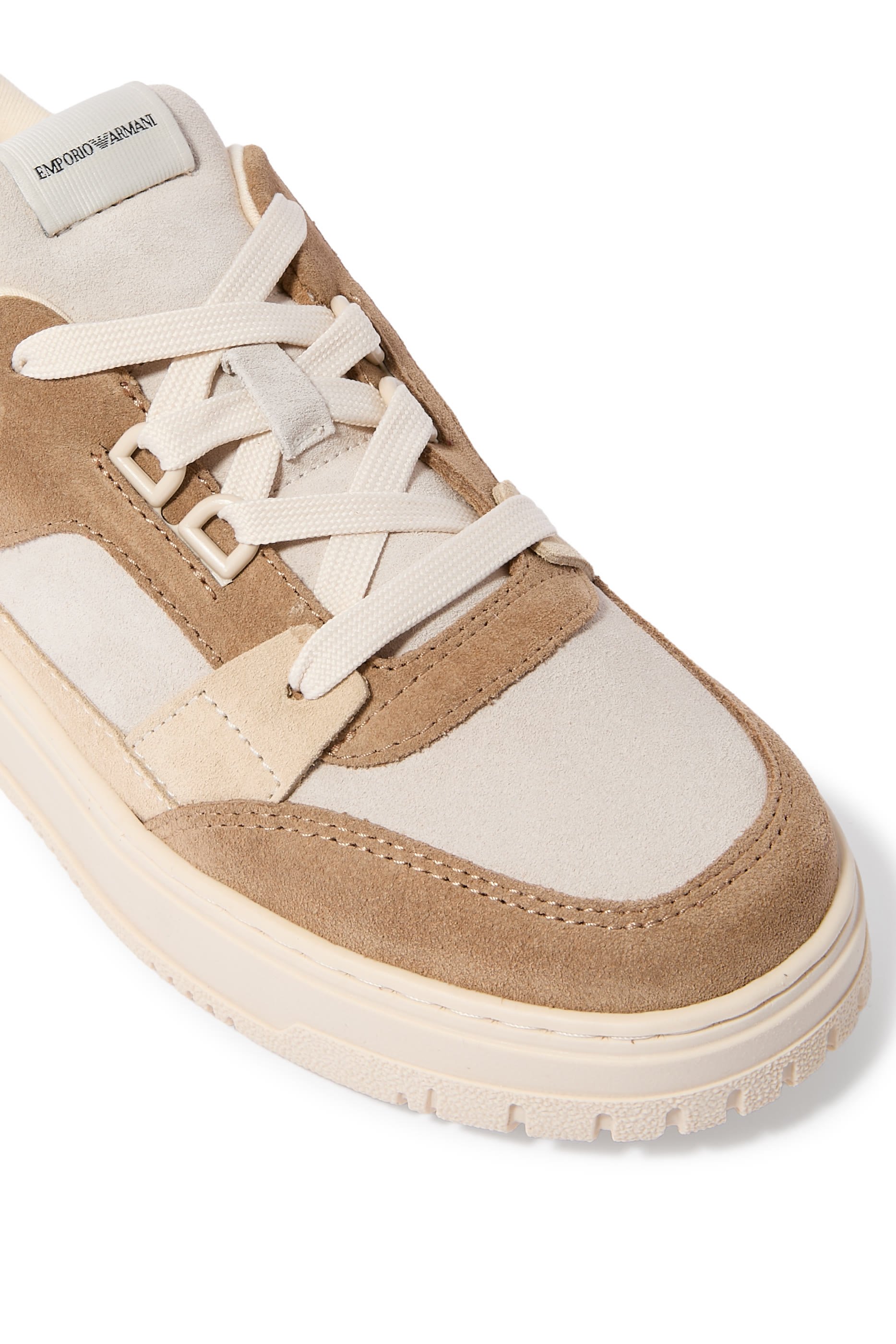 Kids Lace-up Suede Sneakers
