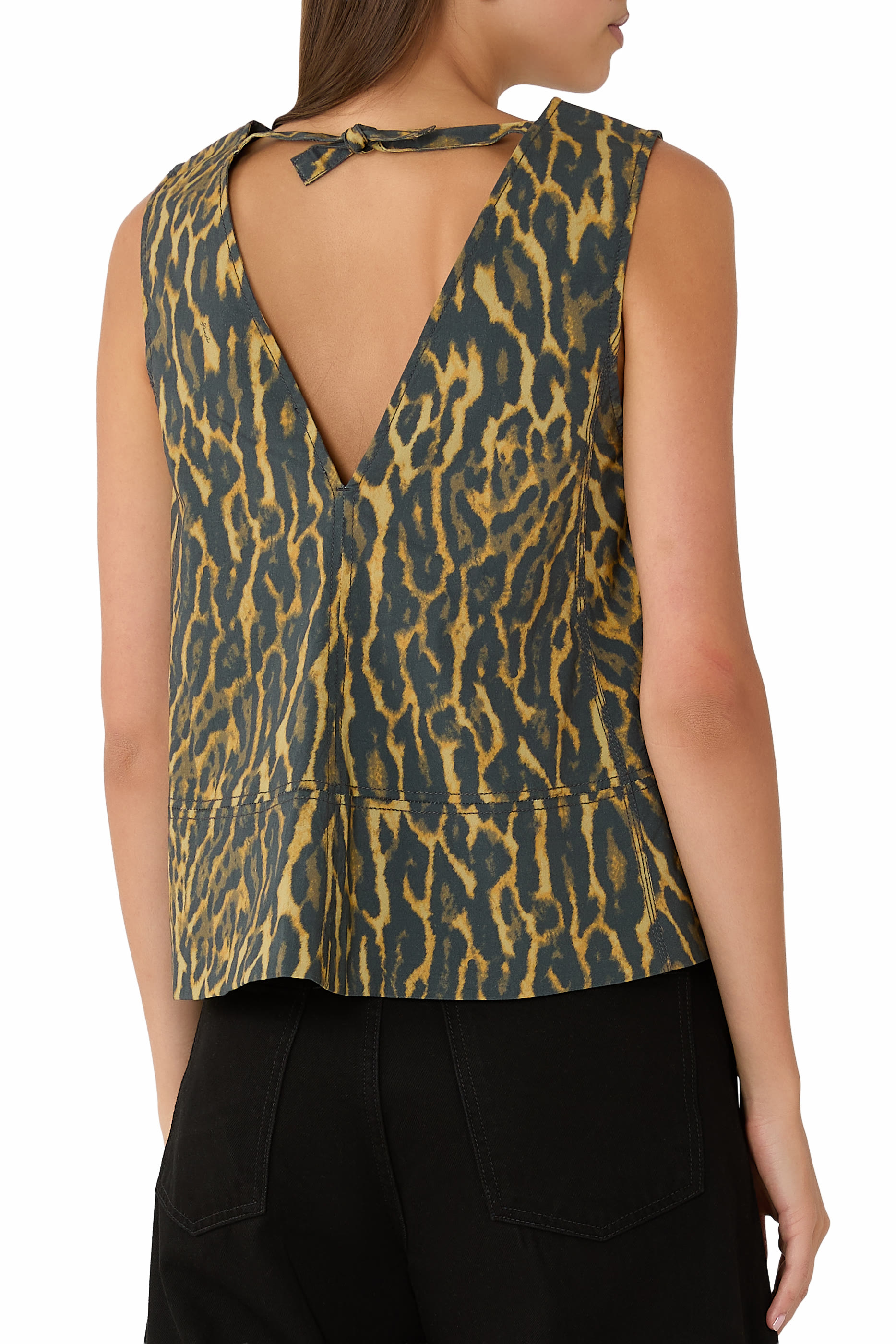 Leopard A-Line Top
