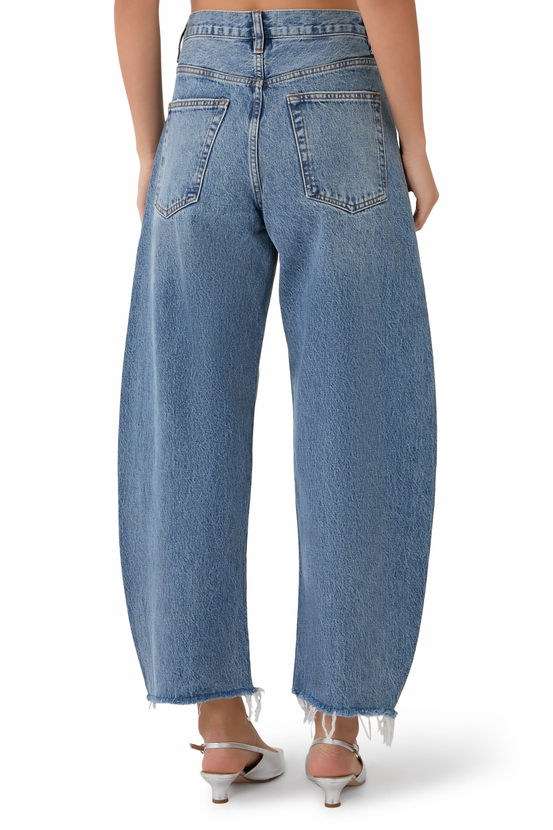 The Bubble Crop Denim Jeans